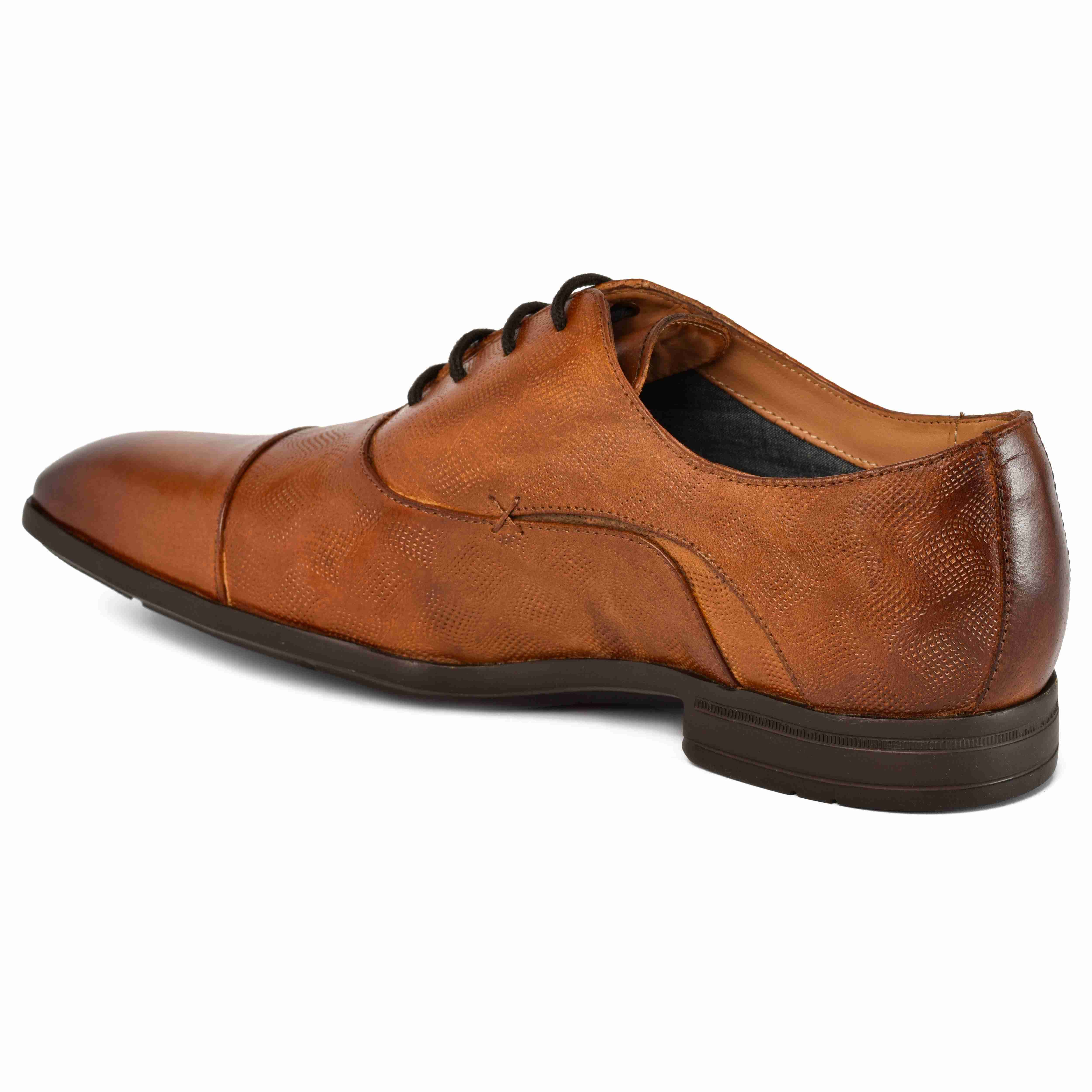 The Cameroon Ruosh Men Tan Formal Oxford