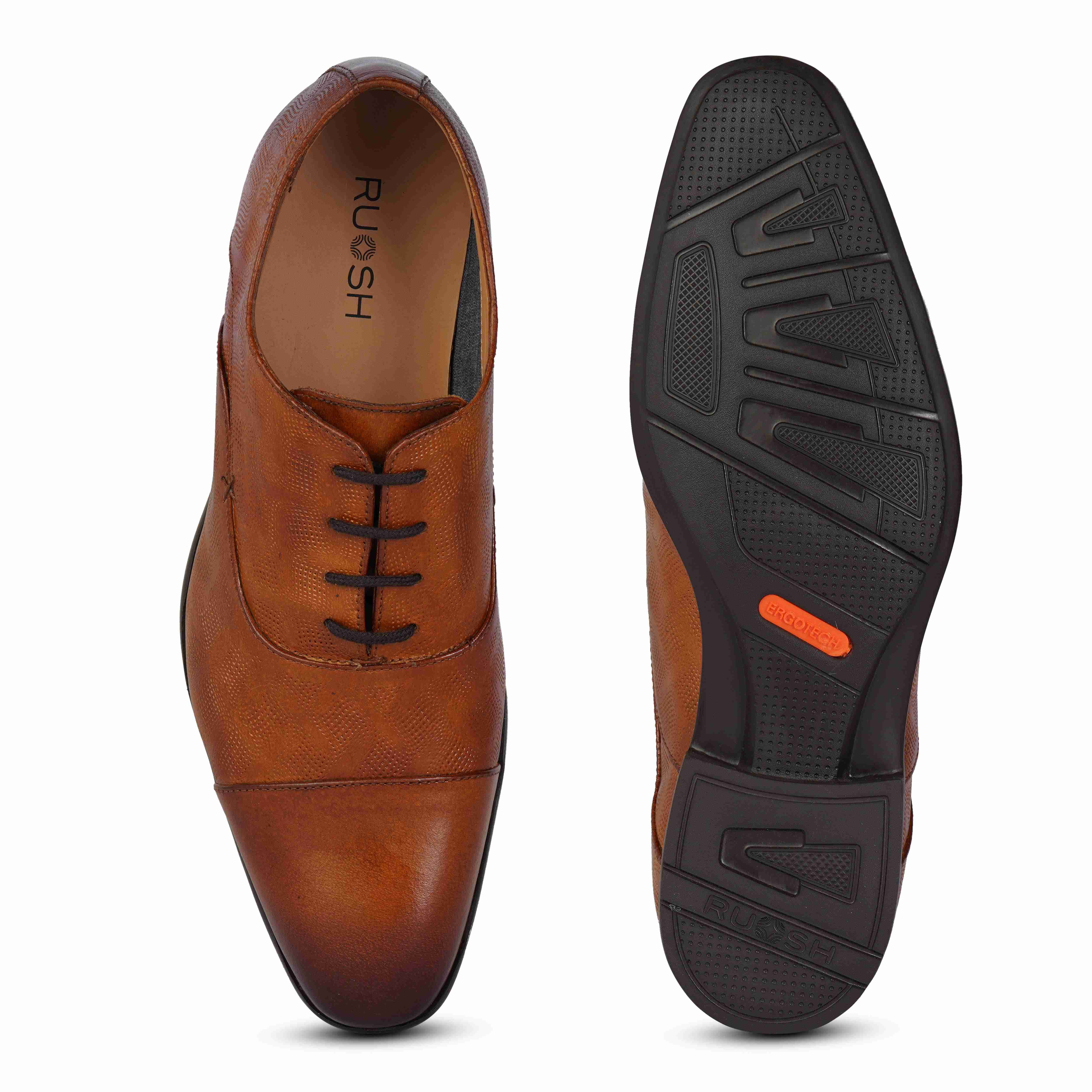 The Cameroon Ruosh Men Tan Formal Oxford