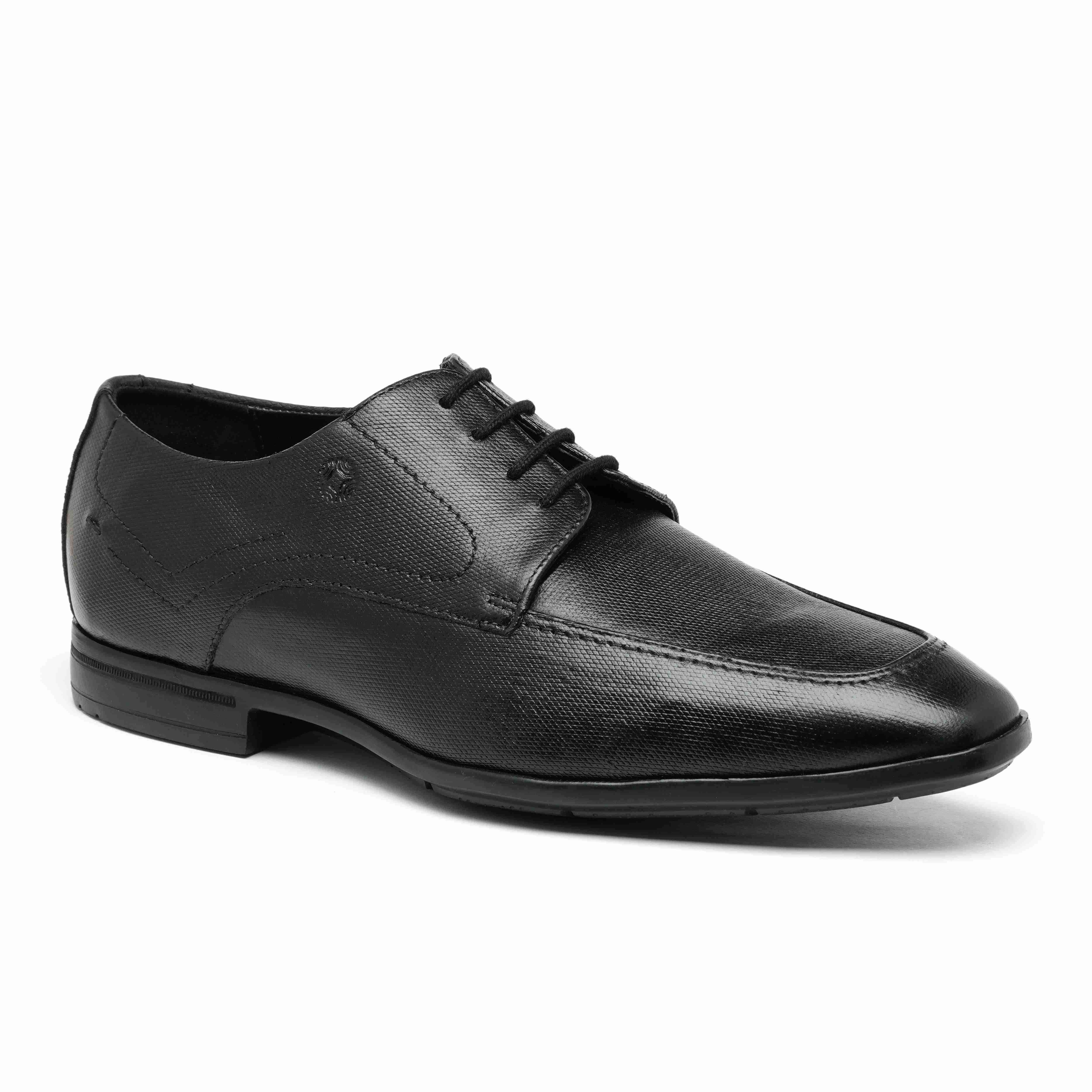 The Manchester Ruosh Men Black Formal Lace-Up