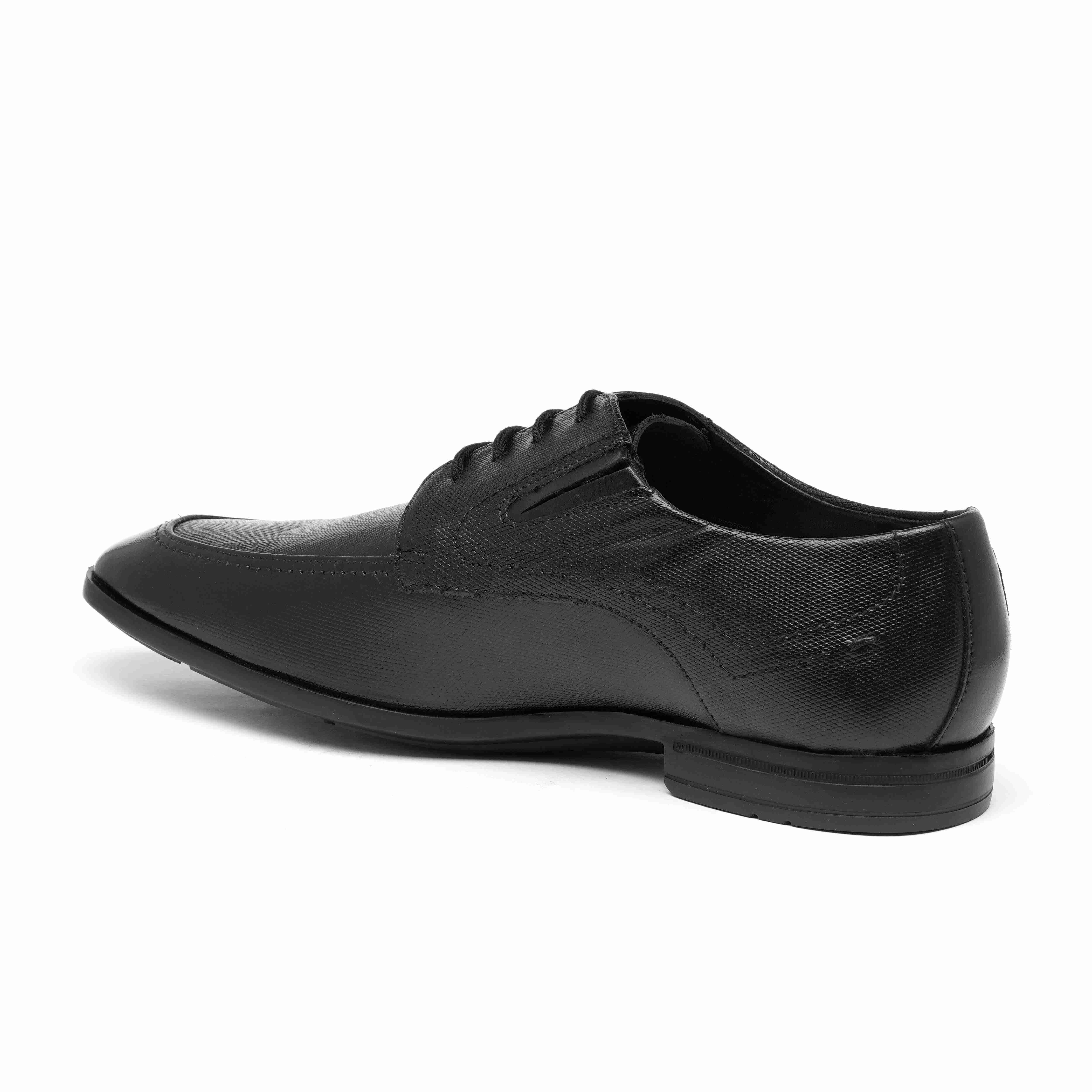 The Manchester Ruosh Men Black Formal Lace-Up