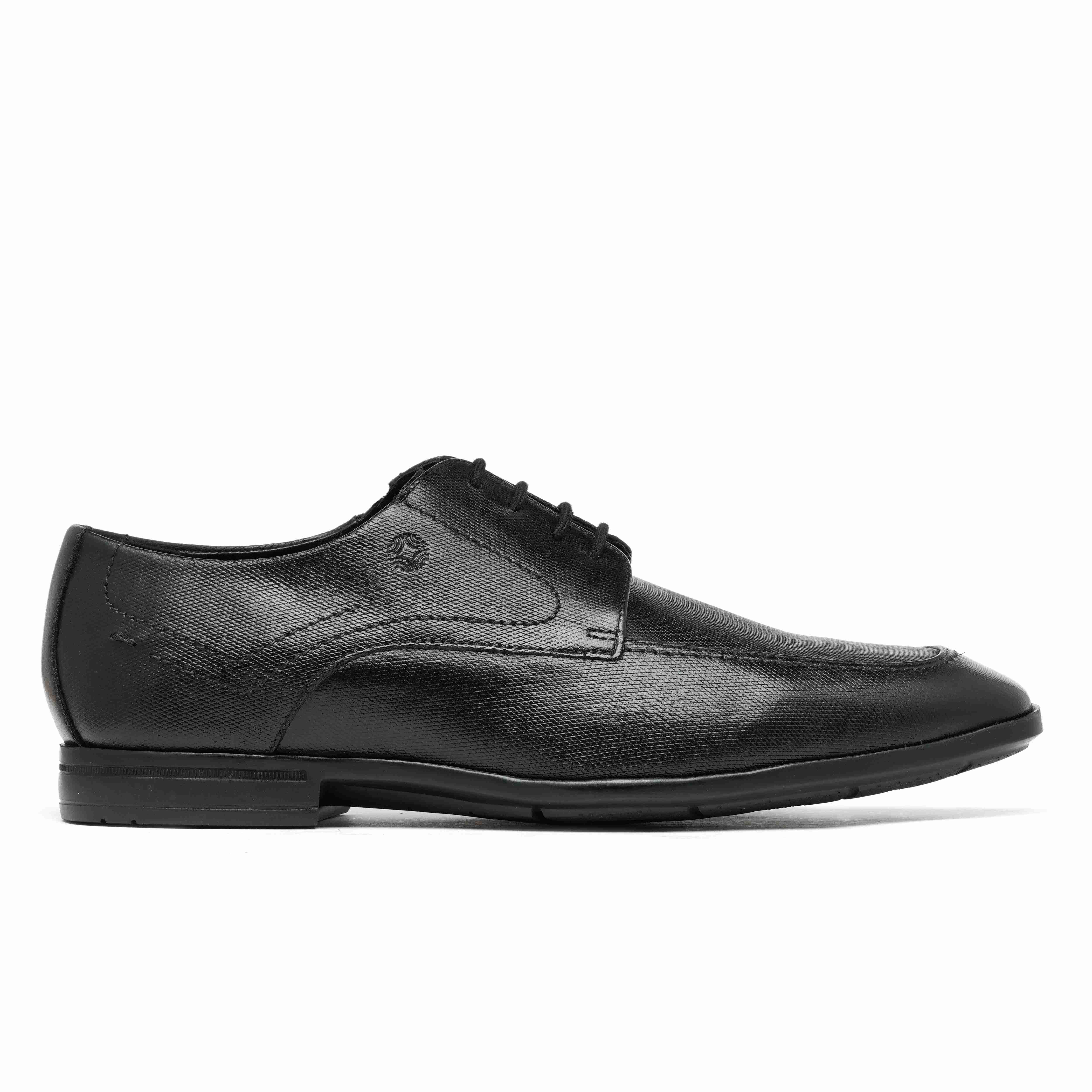 The Manchester Ruosh Men Black Formal Lace-Up