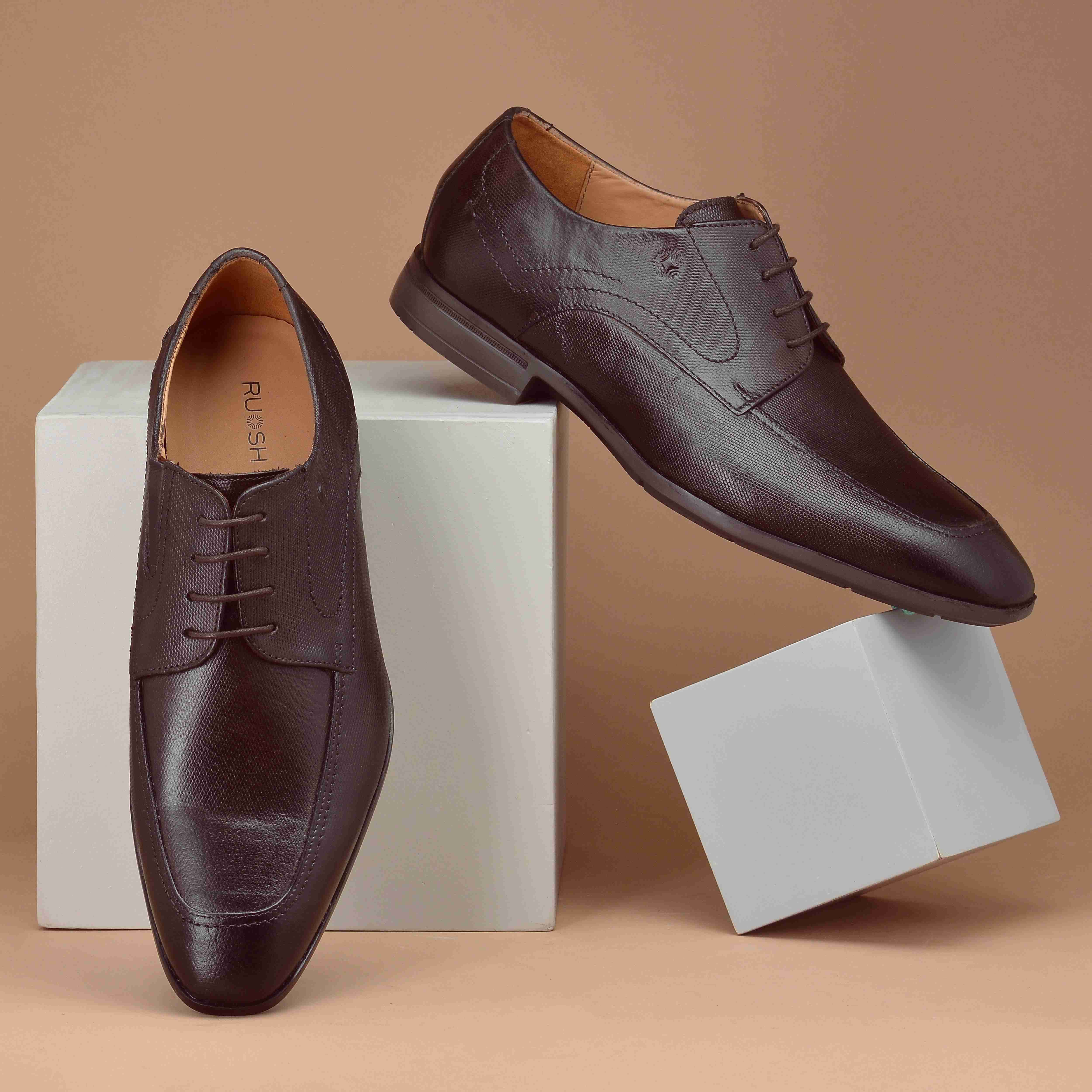 The Manchester Ruosh Men Brown Formal Lace-Up