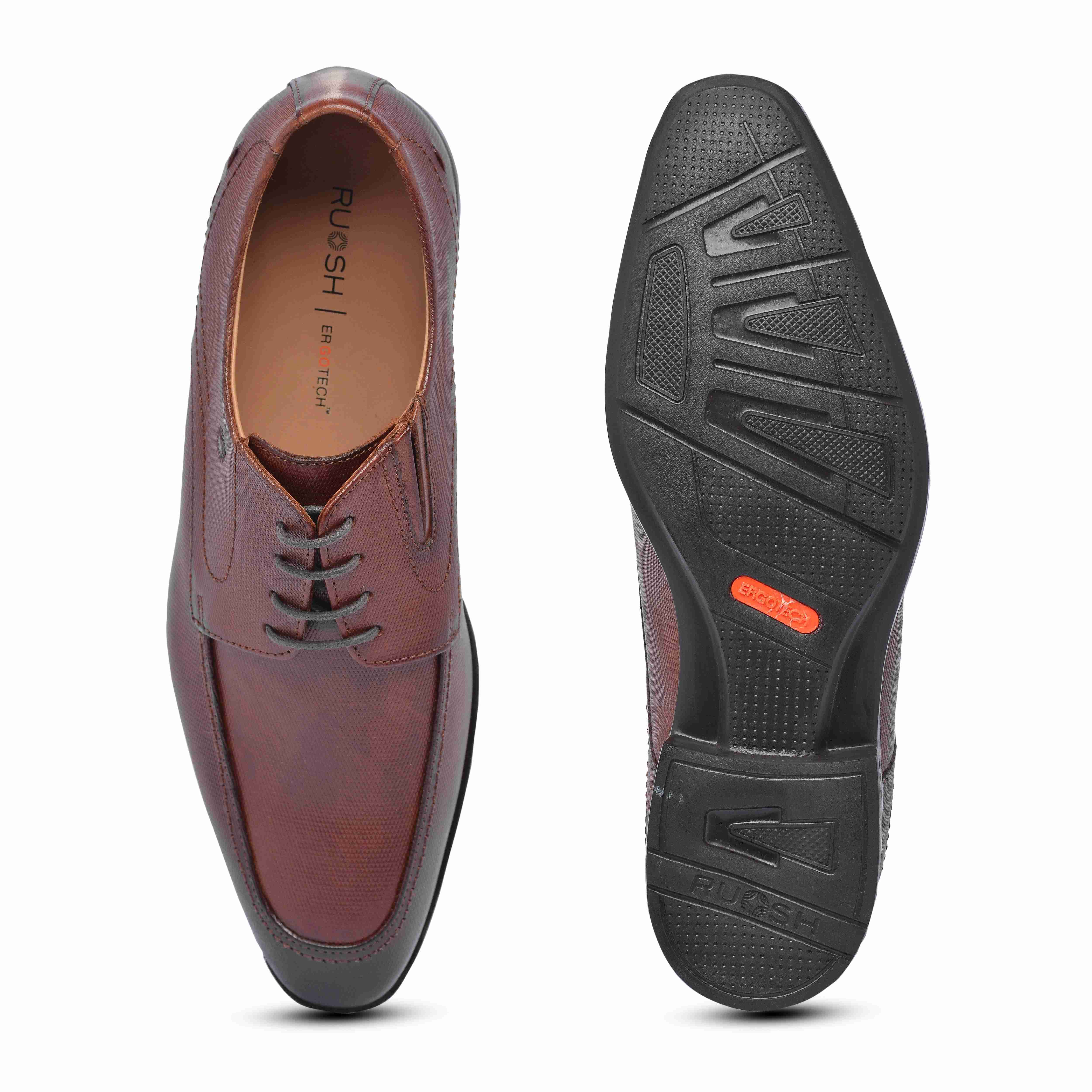 The Manchester Ruosh Men Tan Formal Lace-Up
