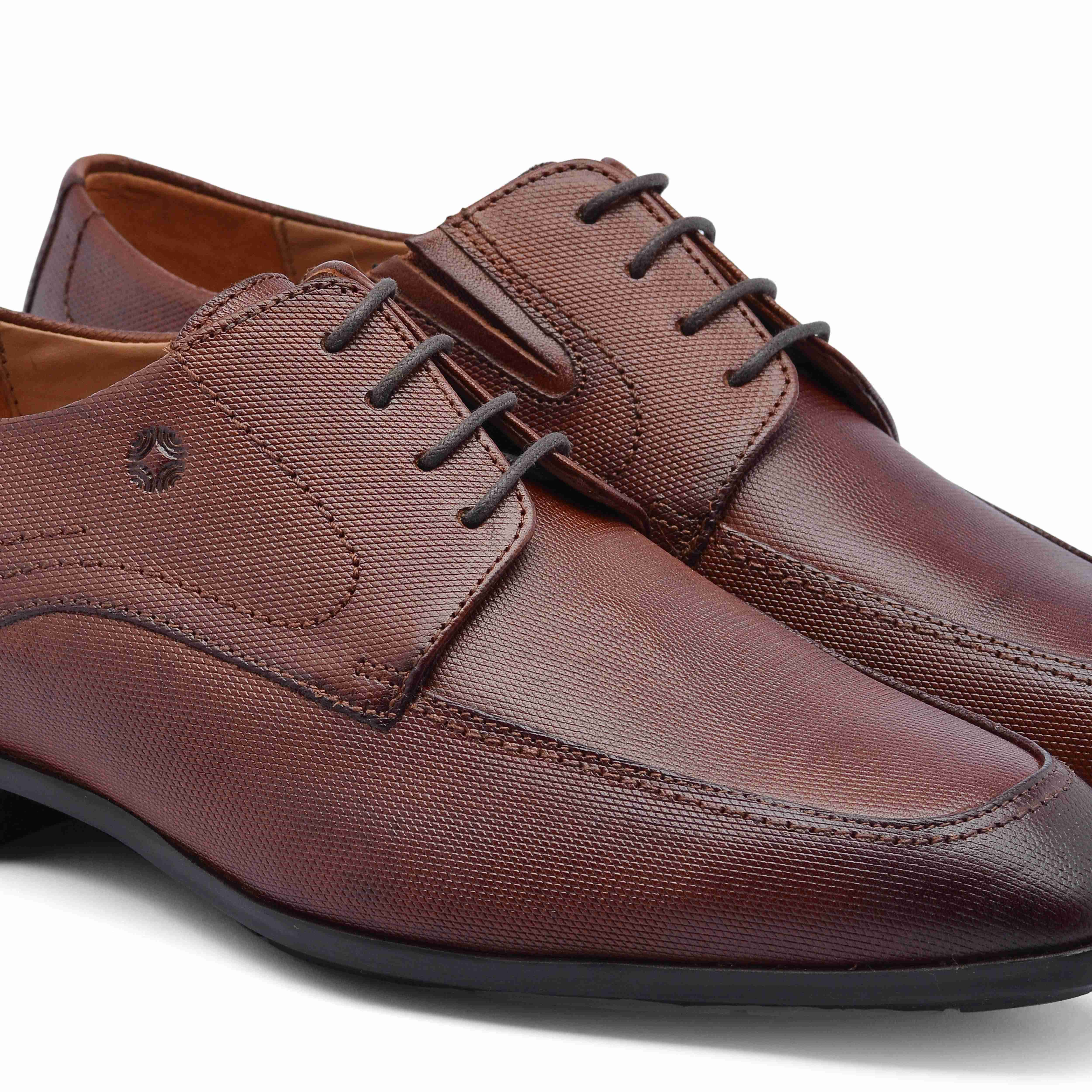 The Manchester Ruosh Men Tan Formal Lace-Up