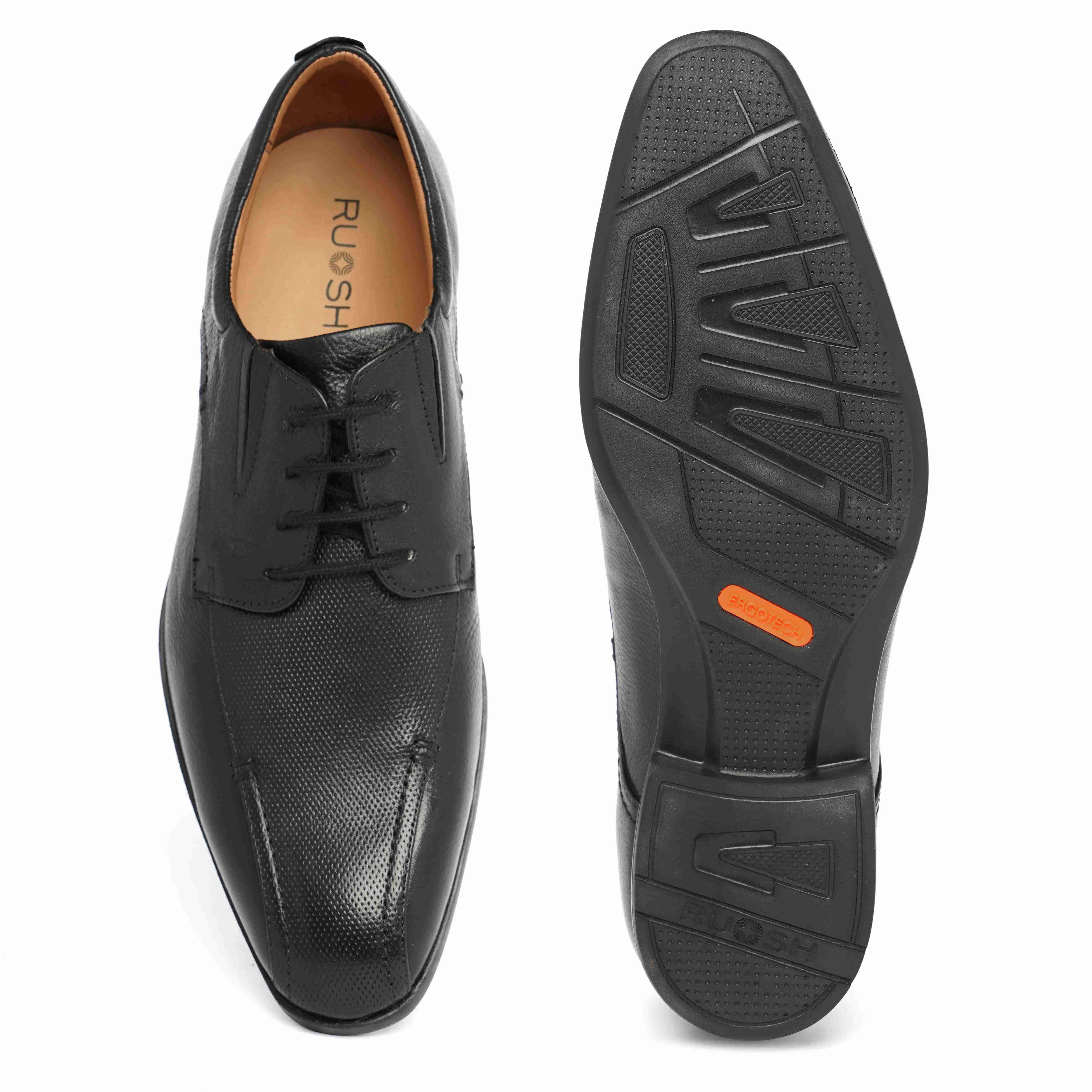 The Cameroon Ruosh Men Black Bicycle-Cut Lace-Up