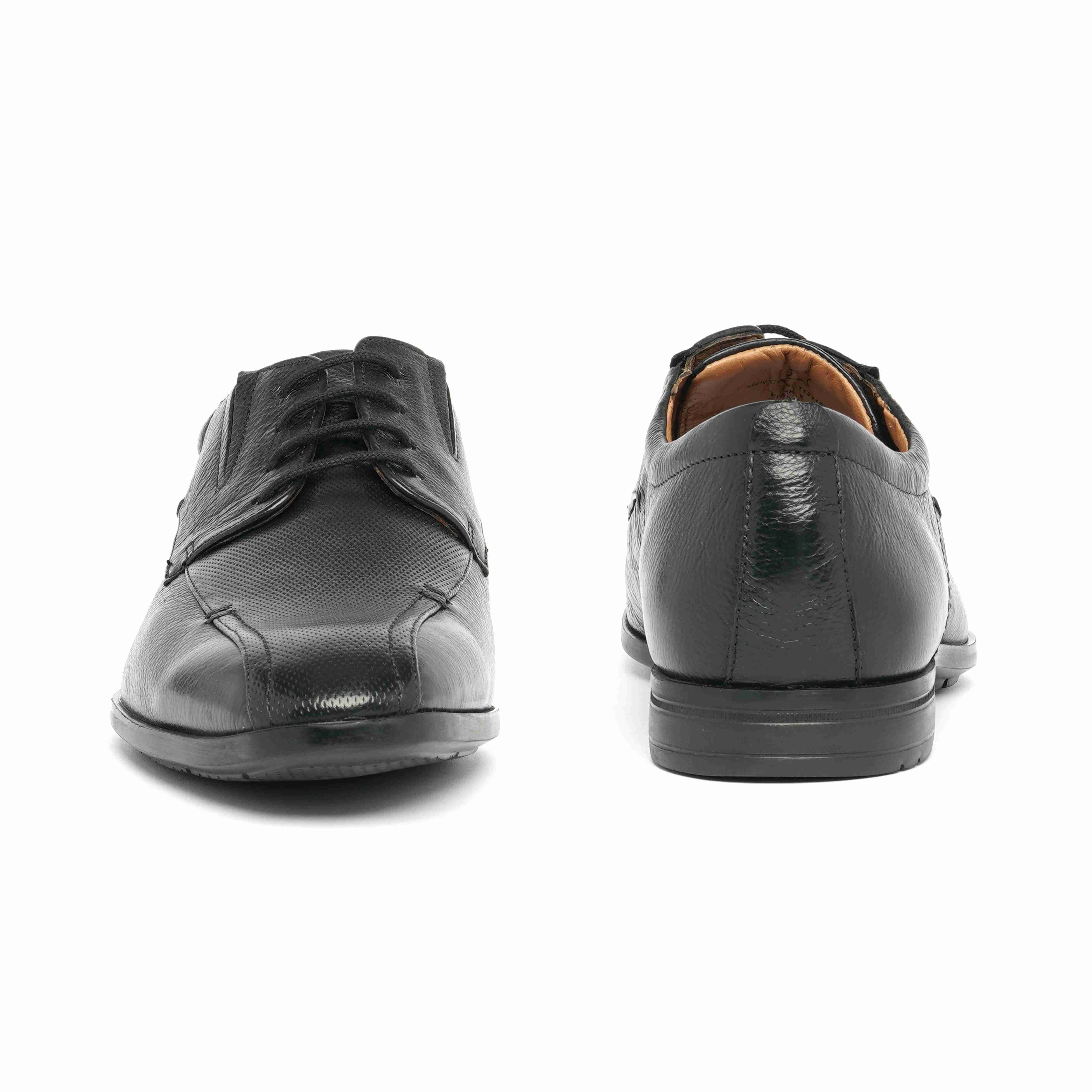 The Cameroon Ruosh Men Black Bicycle-Cut Lace-Up