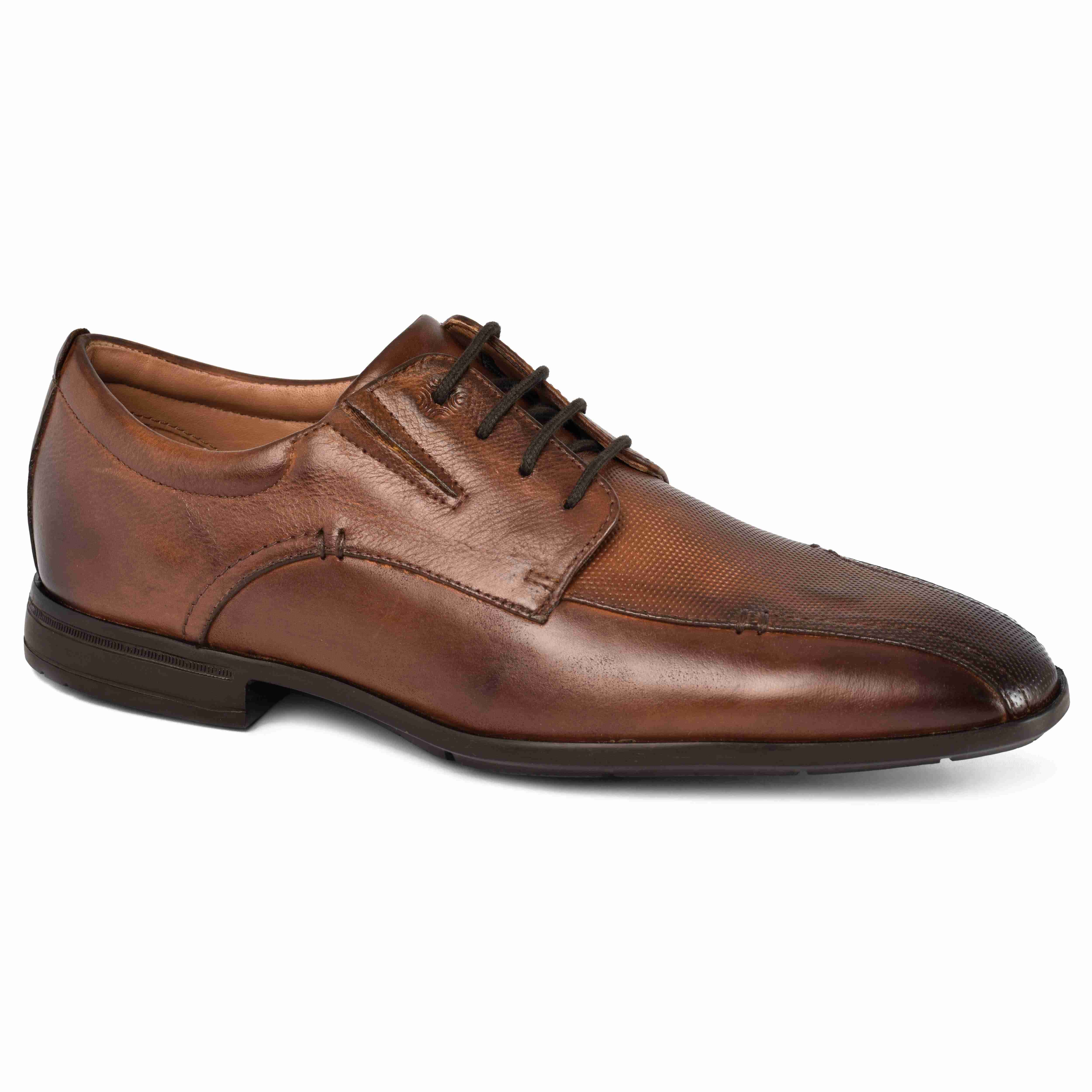 The Cameroon Ruosh Men Brown Bicycle-Cut Lace-Up