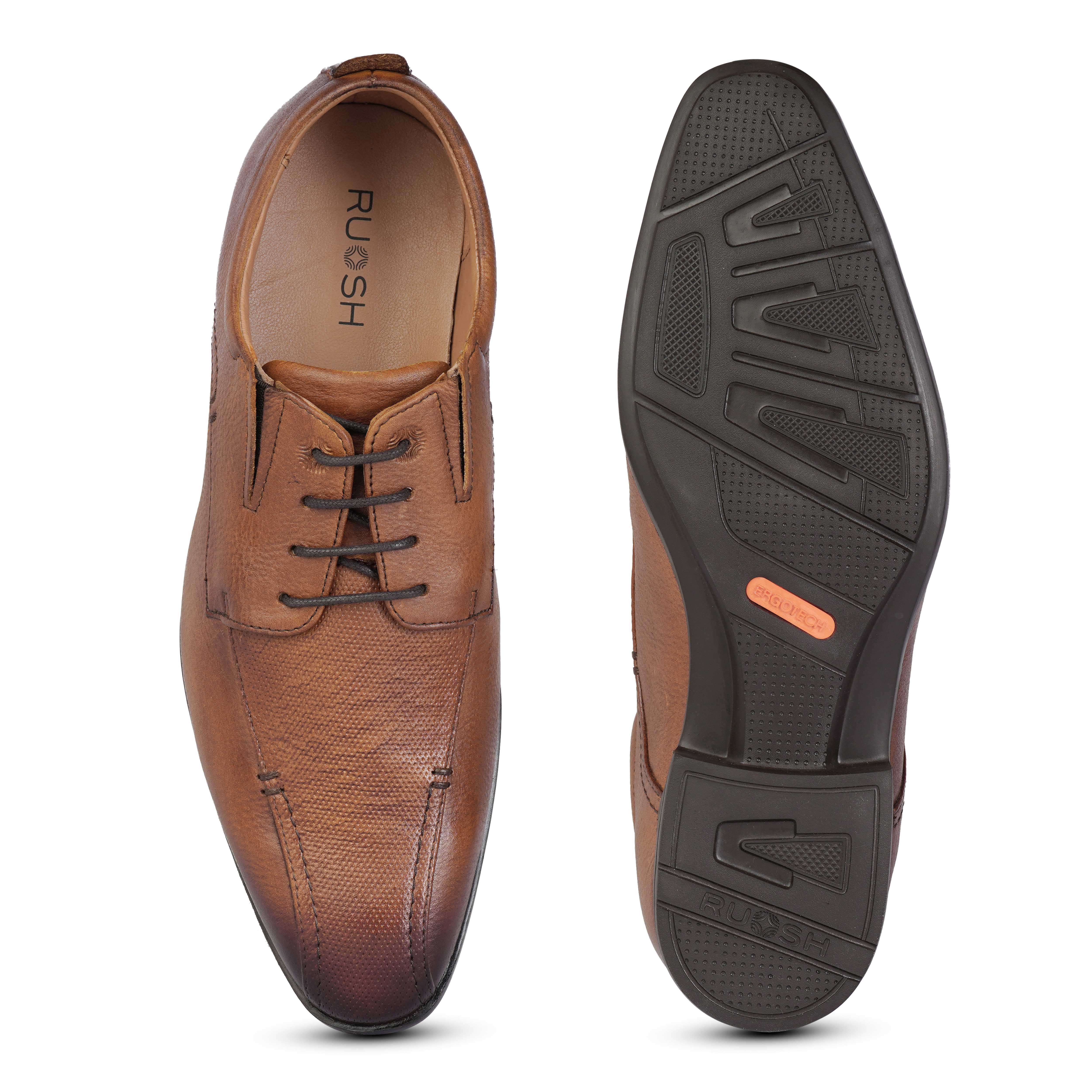 The Cameroon Ruosh Men Brown Bicycle-Cut Lace-Up