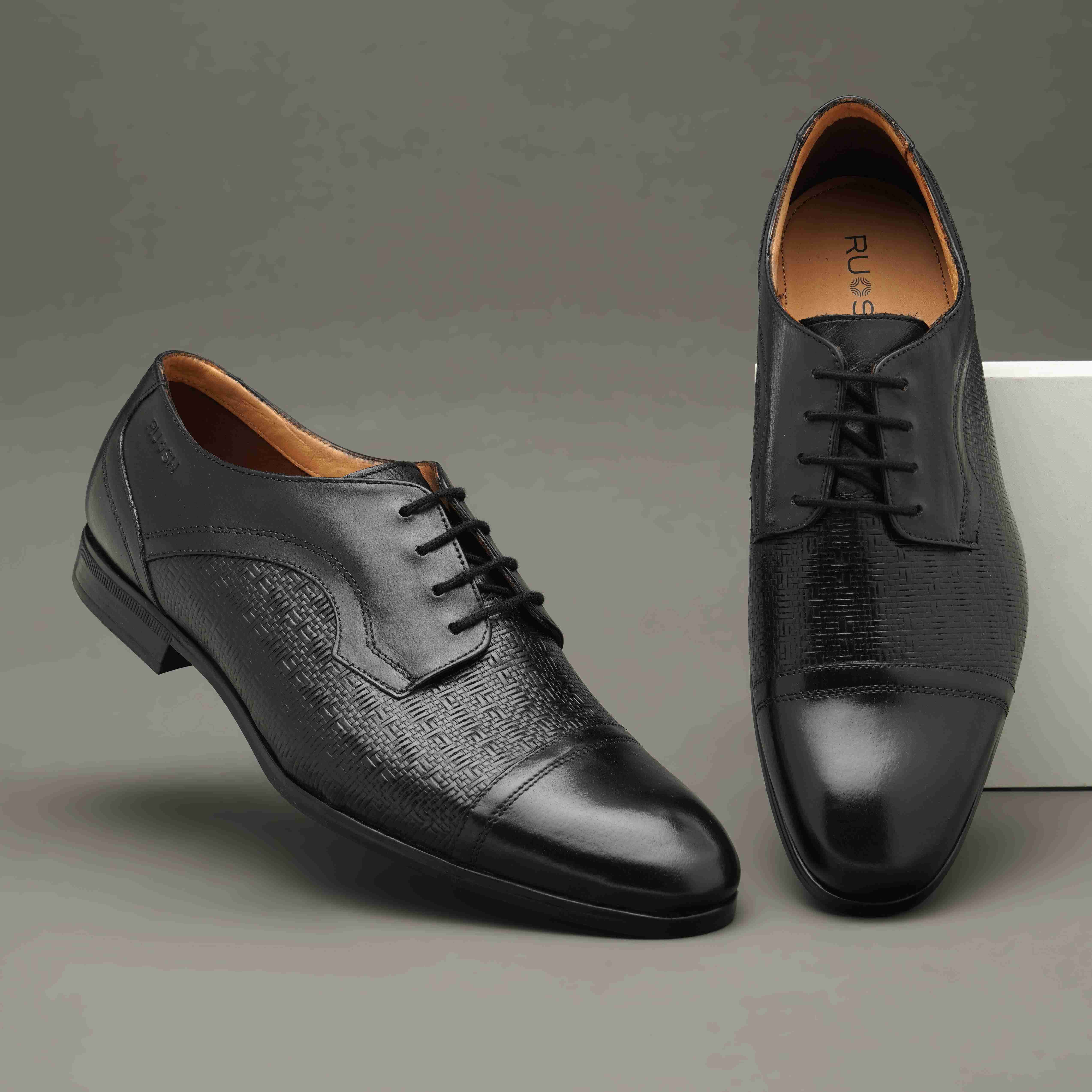 The Mexico Ruosh Men Black Formal Lace-Up