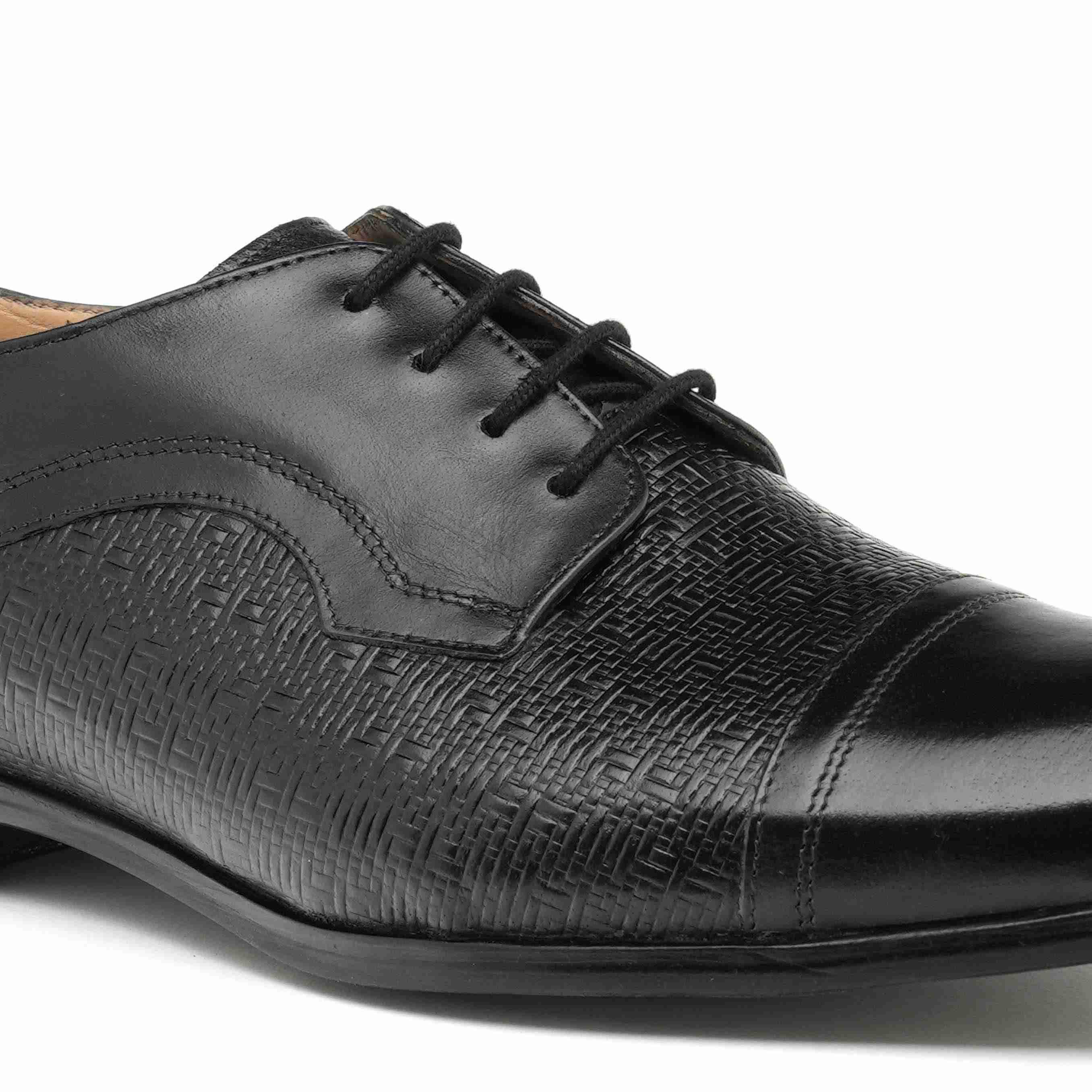 The Mexico Ruosh Men Black Formal Lace-Up
