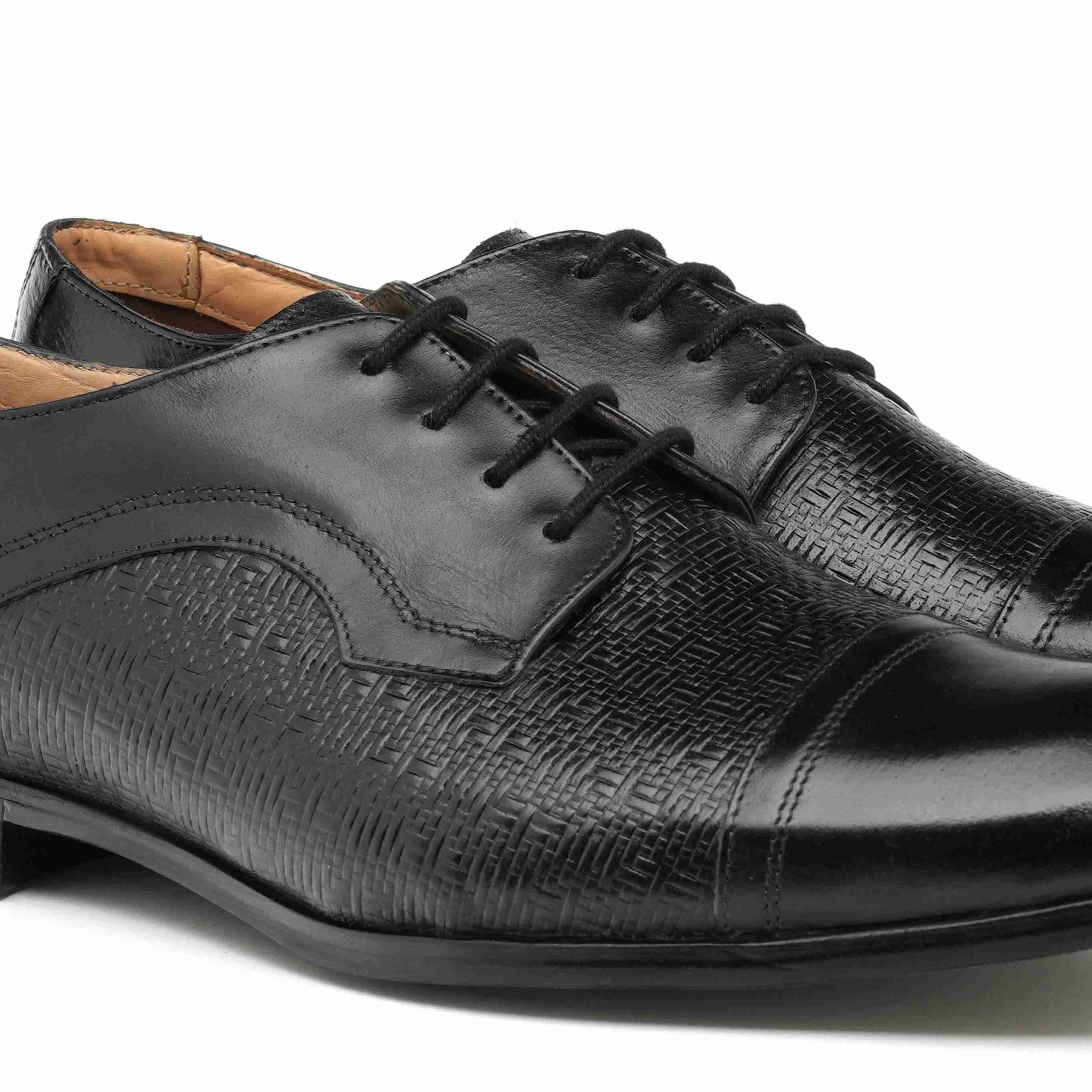 The Mexico Ruosh Men Black Formal Lace-Up
