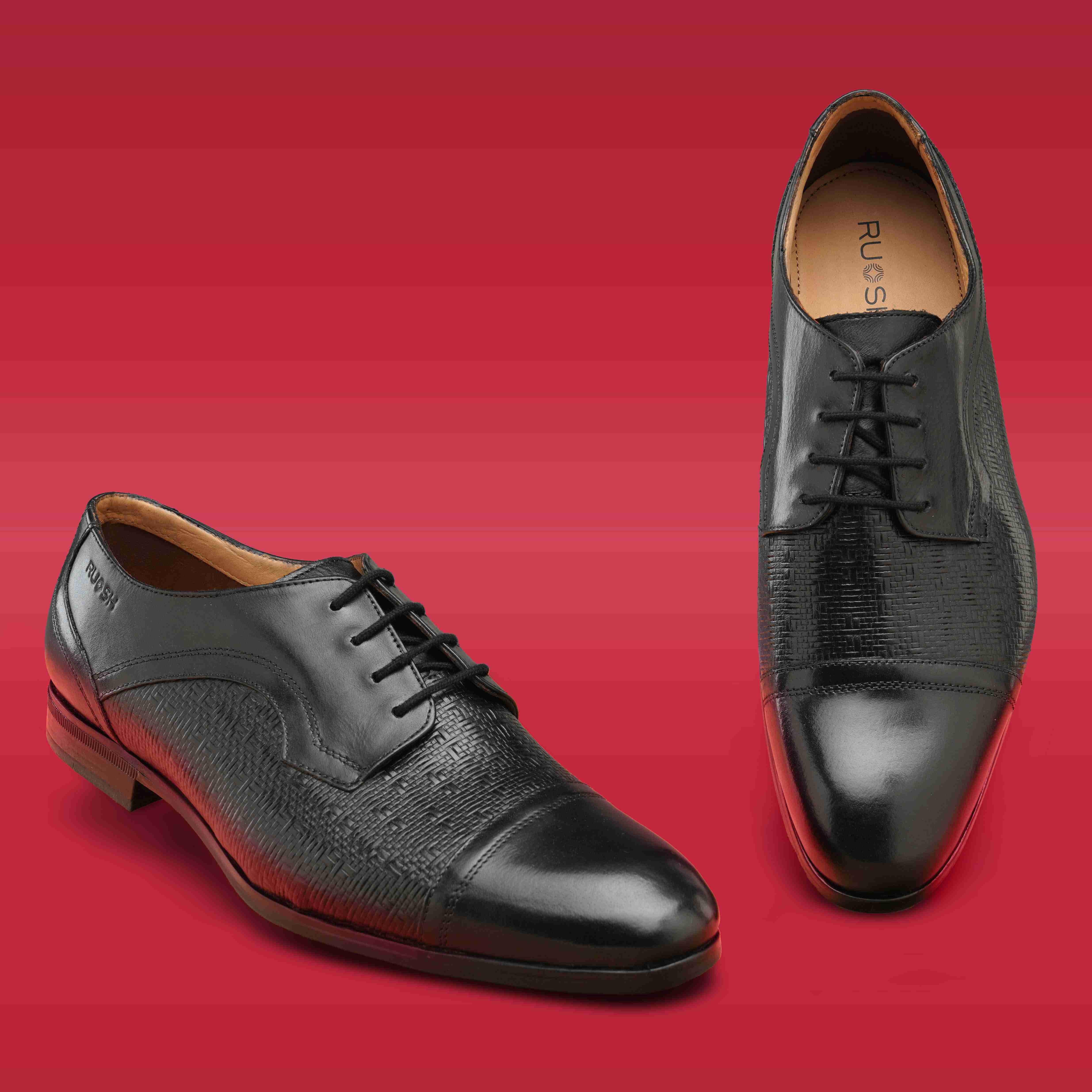 The Mexico Ruosh Men Black Formal Lace-Up
