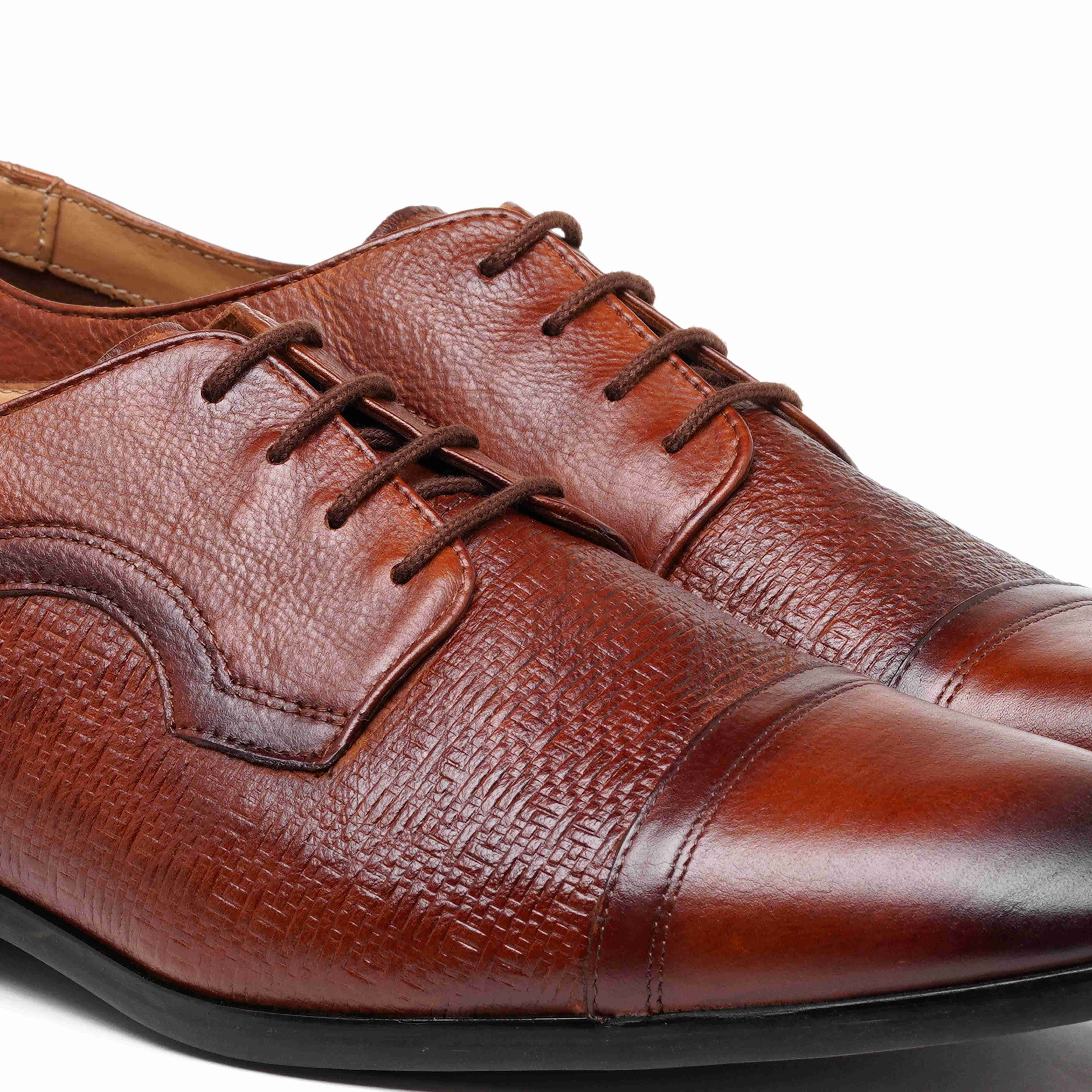 The Mexico Ruosh Men Tan Formal Lace-Up
