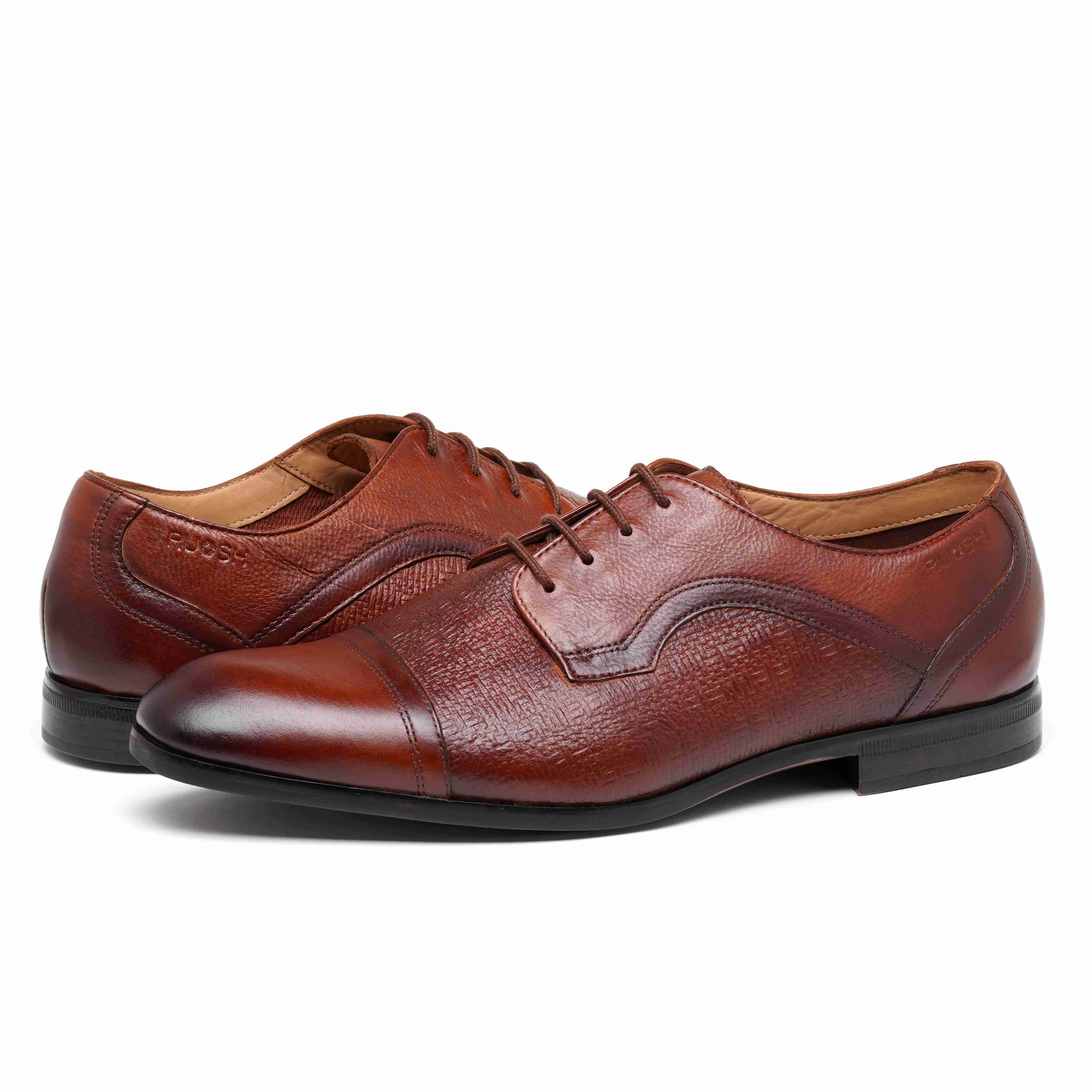 The Mexico Ruosh Men Tan Formal Lace-Up