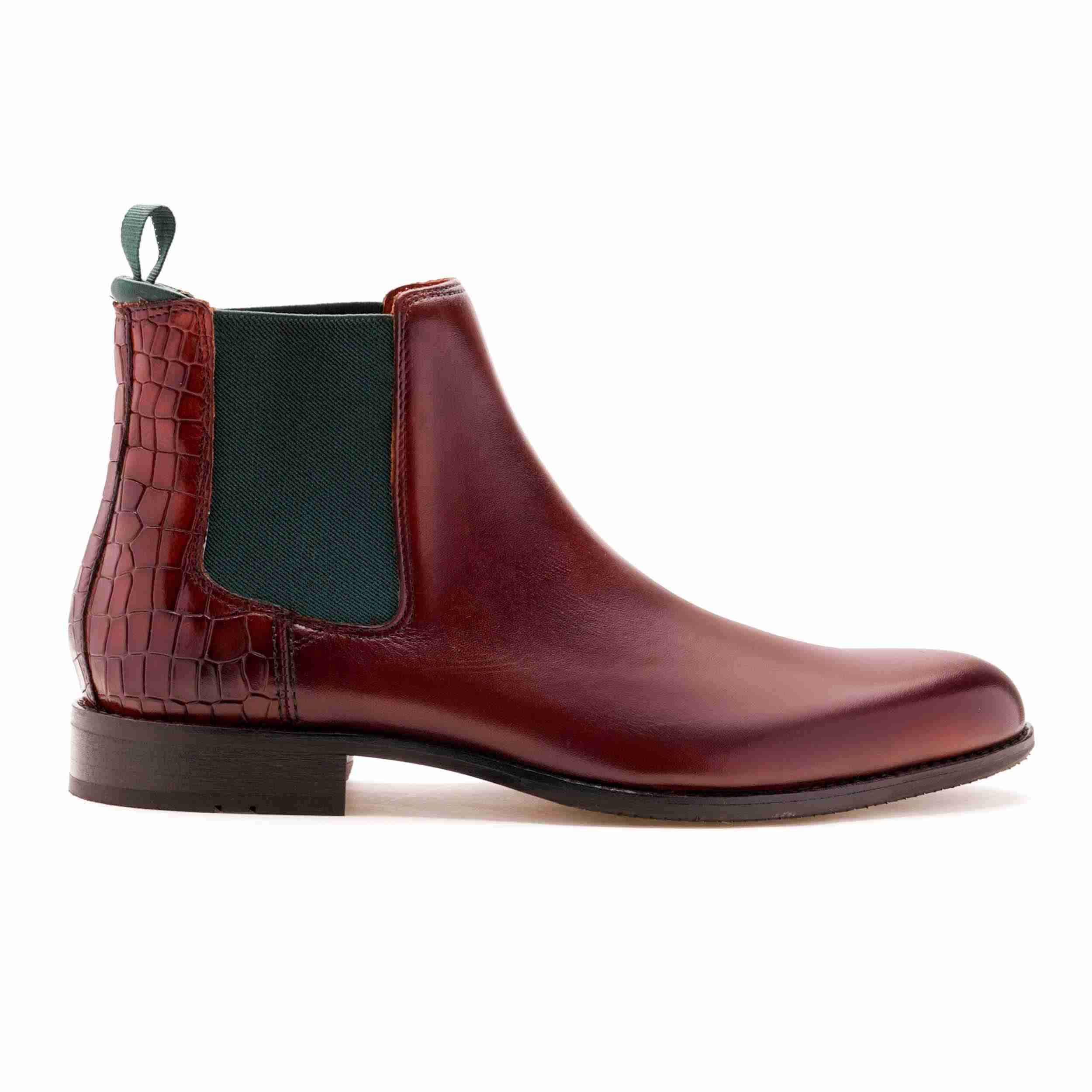 The Saul Ruosh Men Tan Formal Chelsea Boot