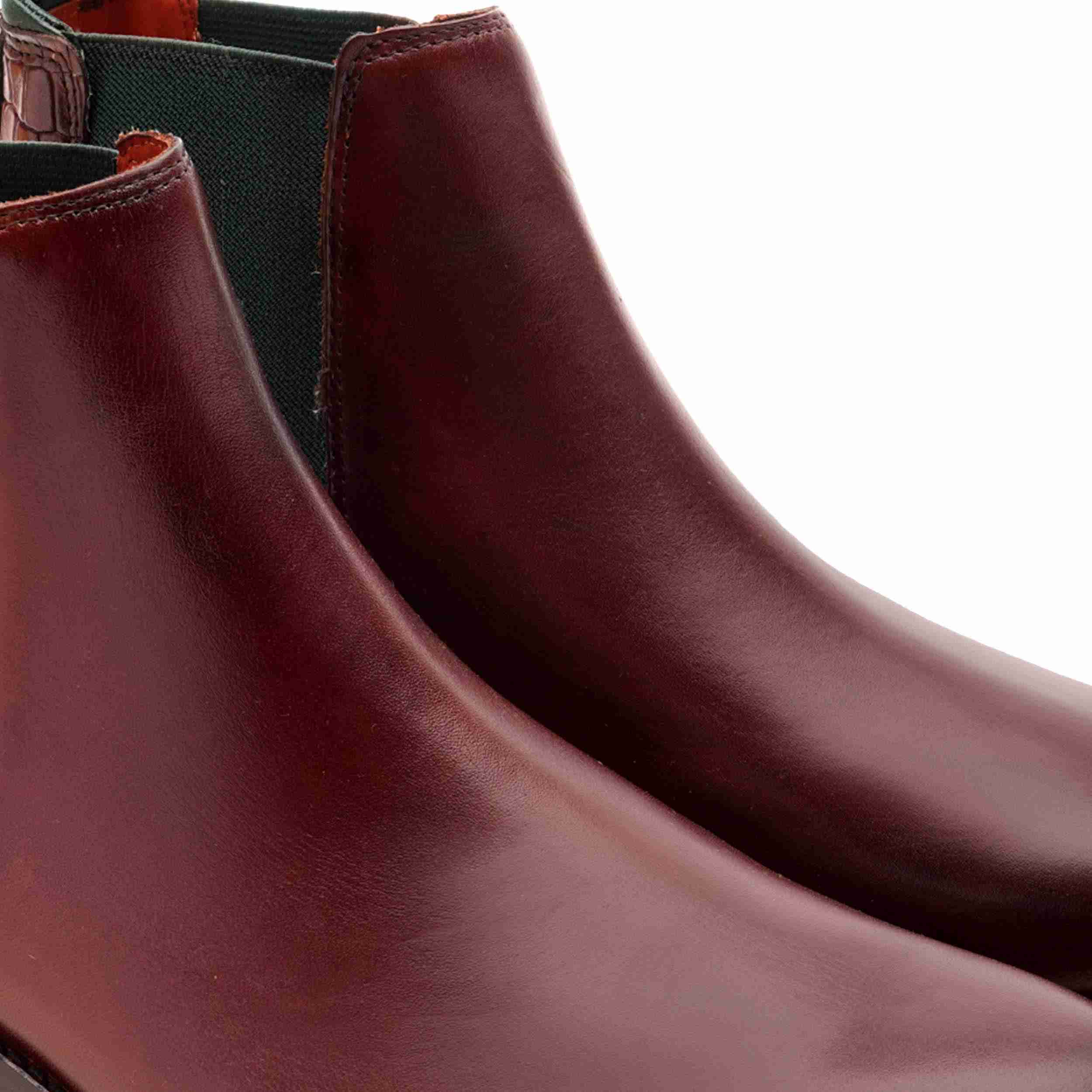 The Saul Ruosh Men Tan Formal Chelsea Boot