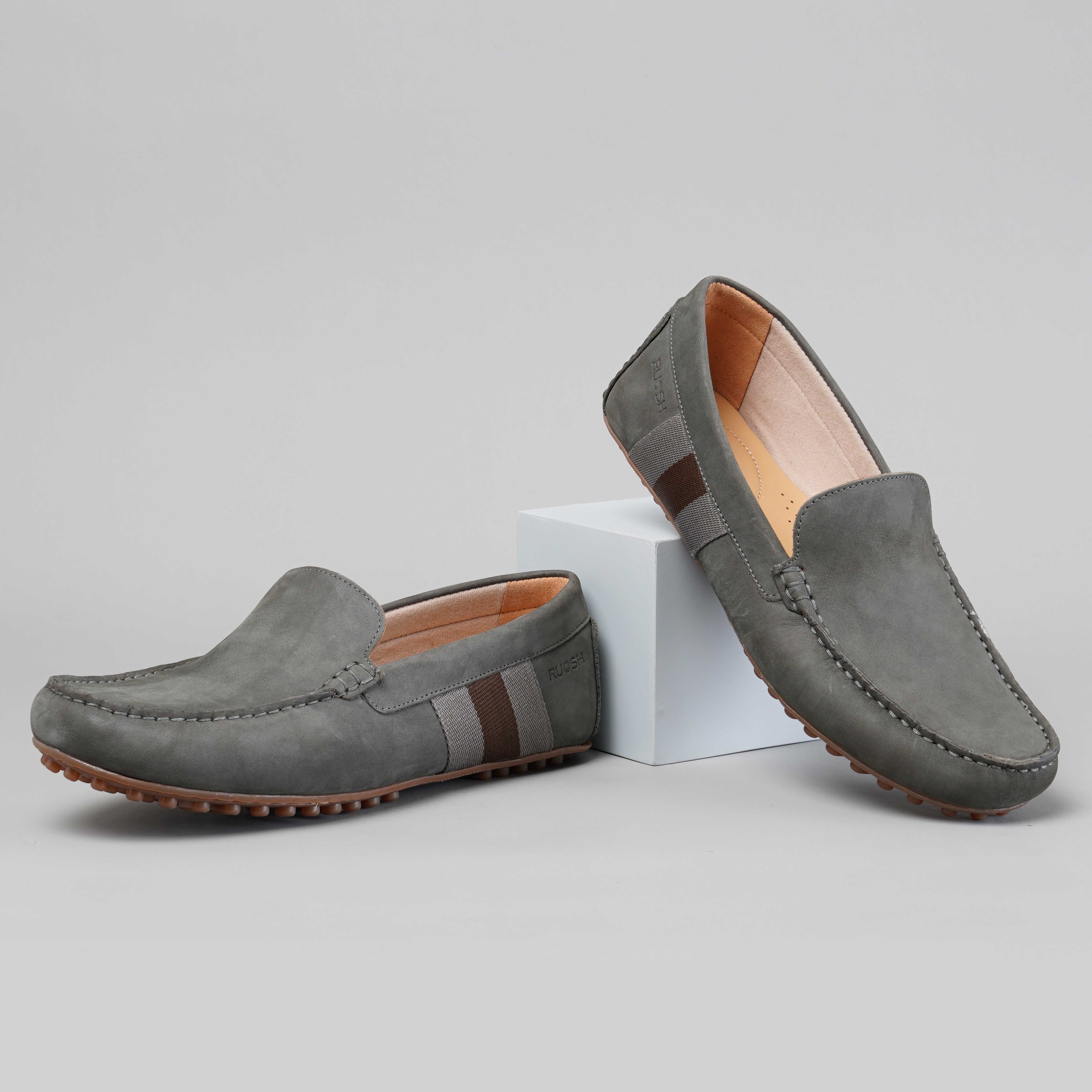 The Oman Ruosh Men Grey Casual Loafer