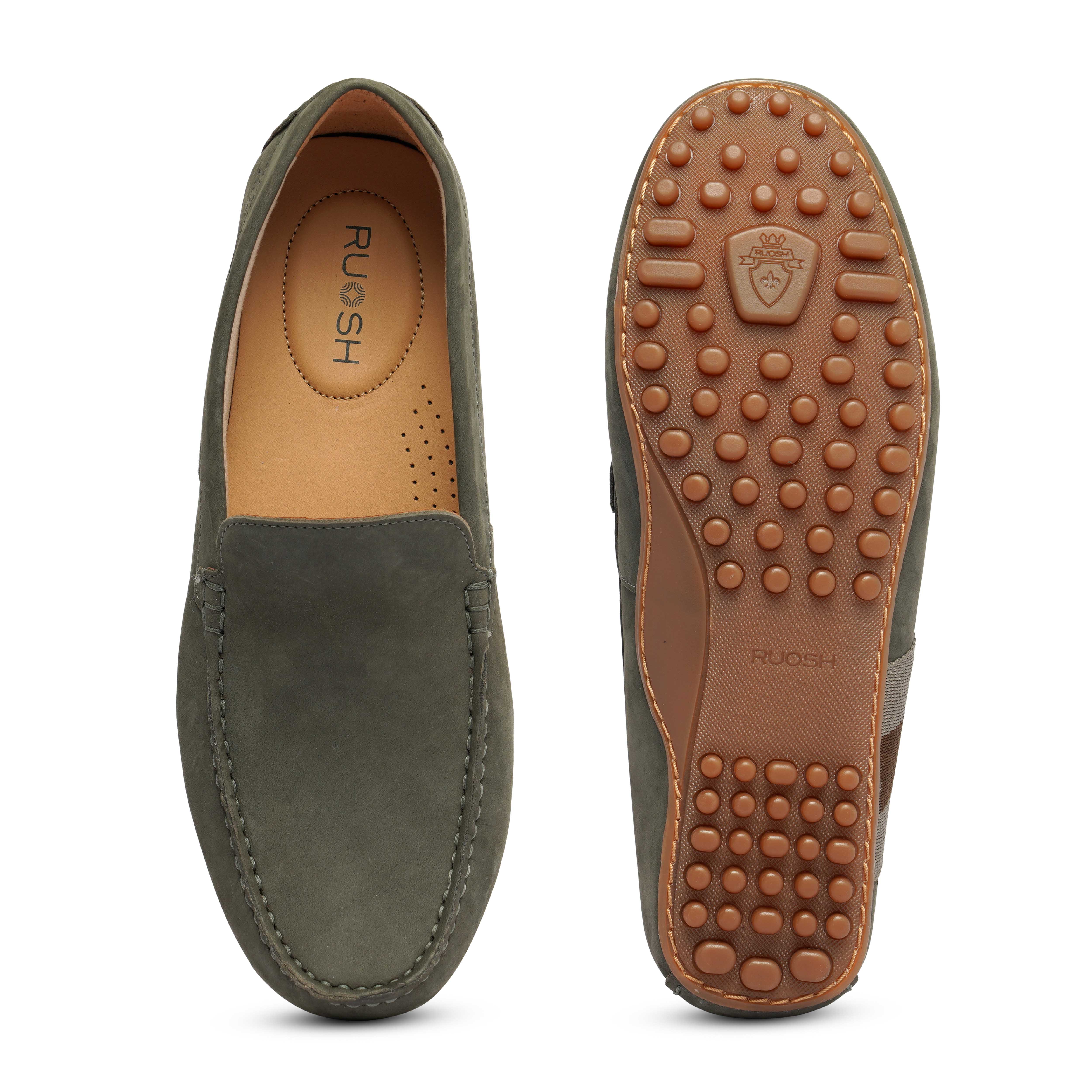 The Oman Ruosh Men Grey Casual Loafer