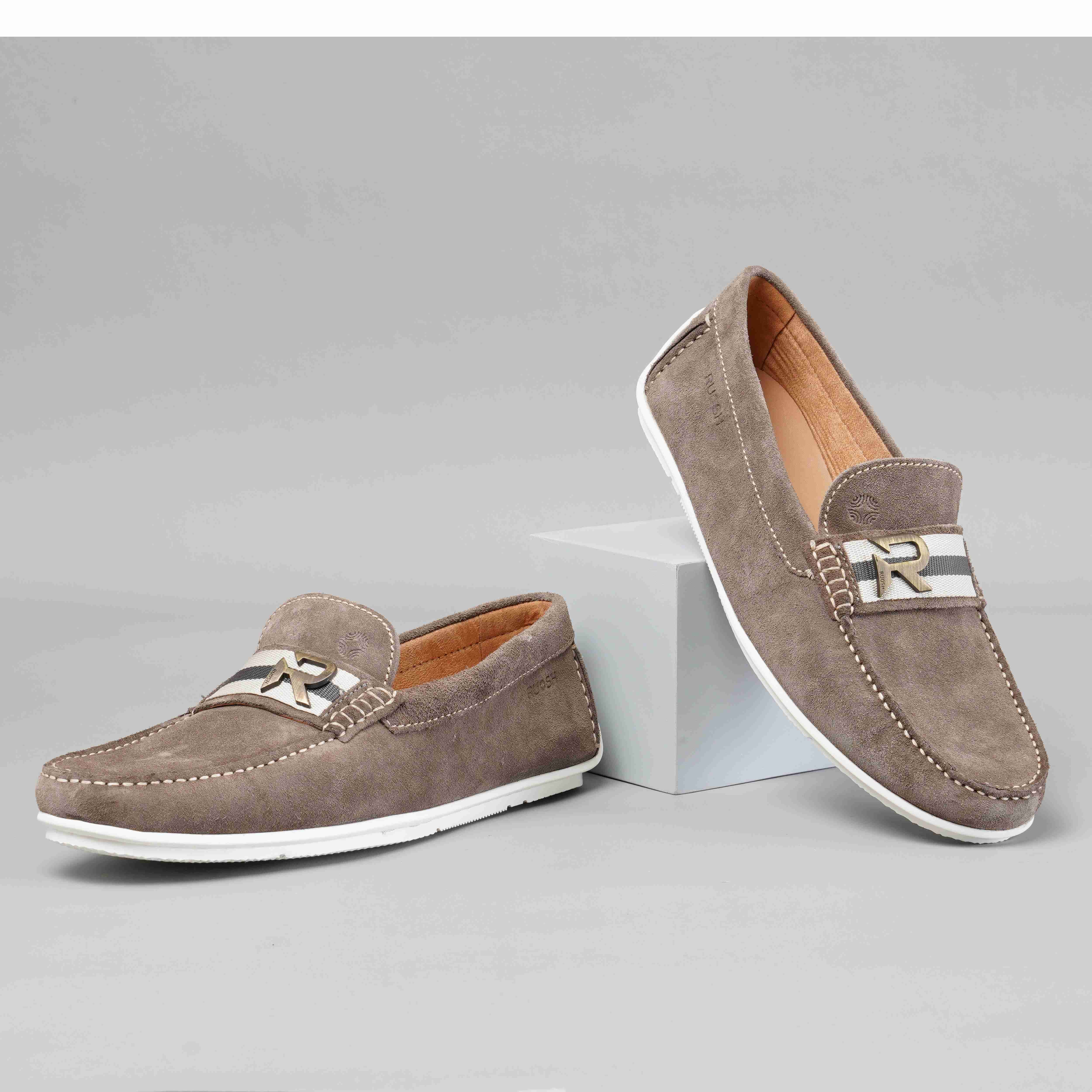 The Macau Ruosh Men Grey Casual Driver