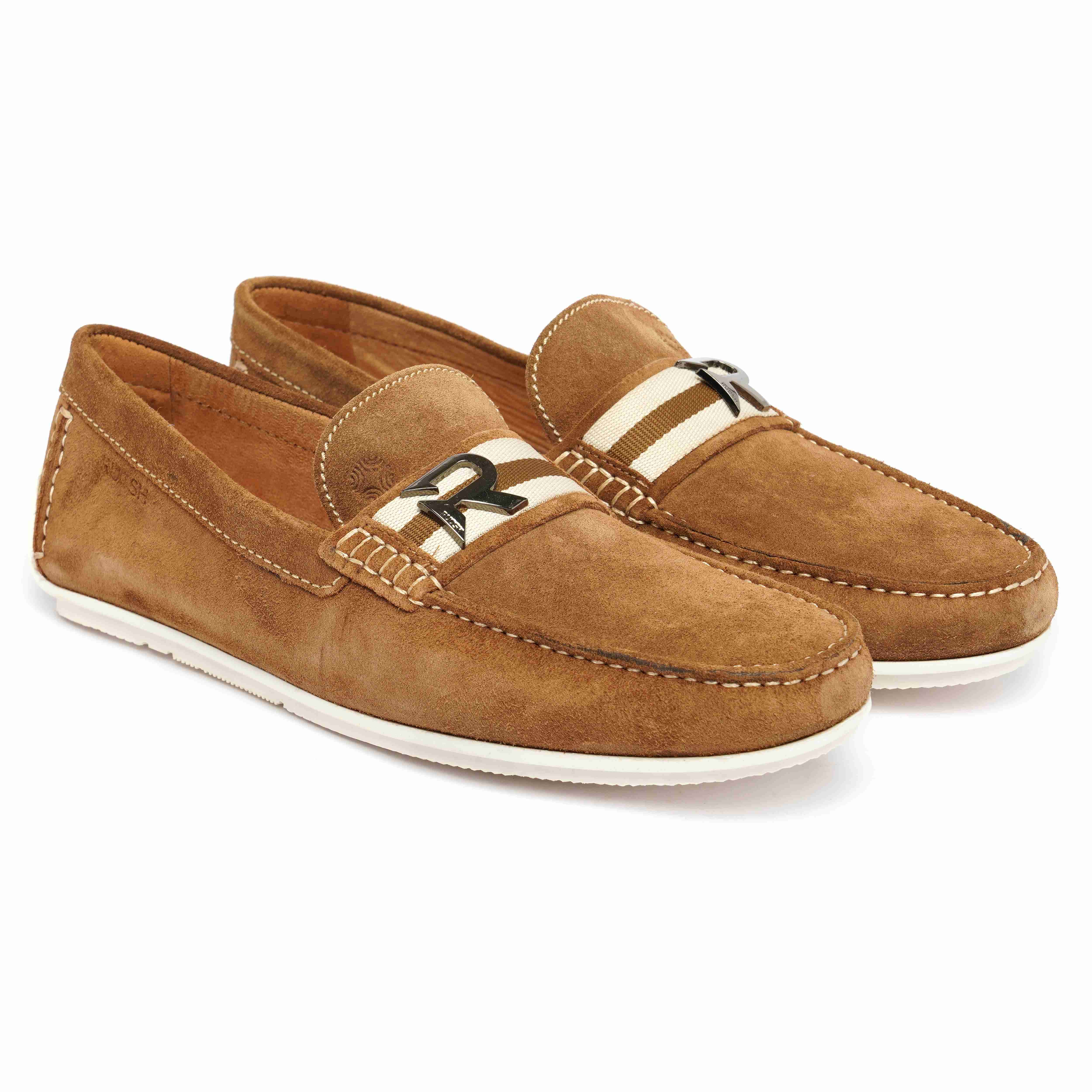 The Macau Ruosh Men Beige Casual Driver