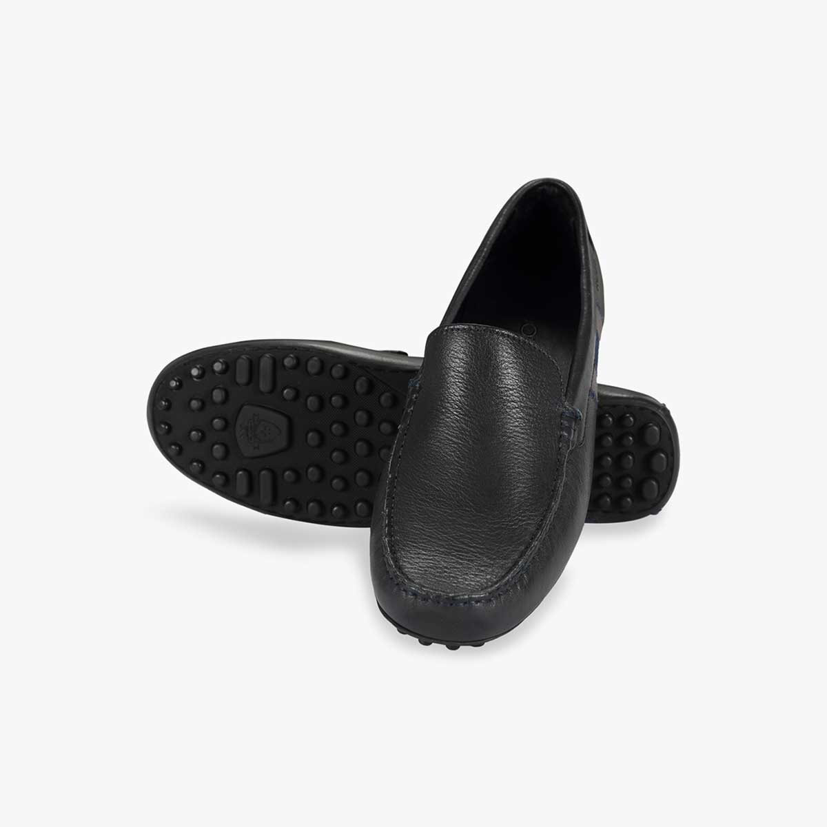 Blue Casual Slip-ons