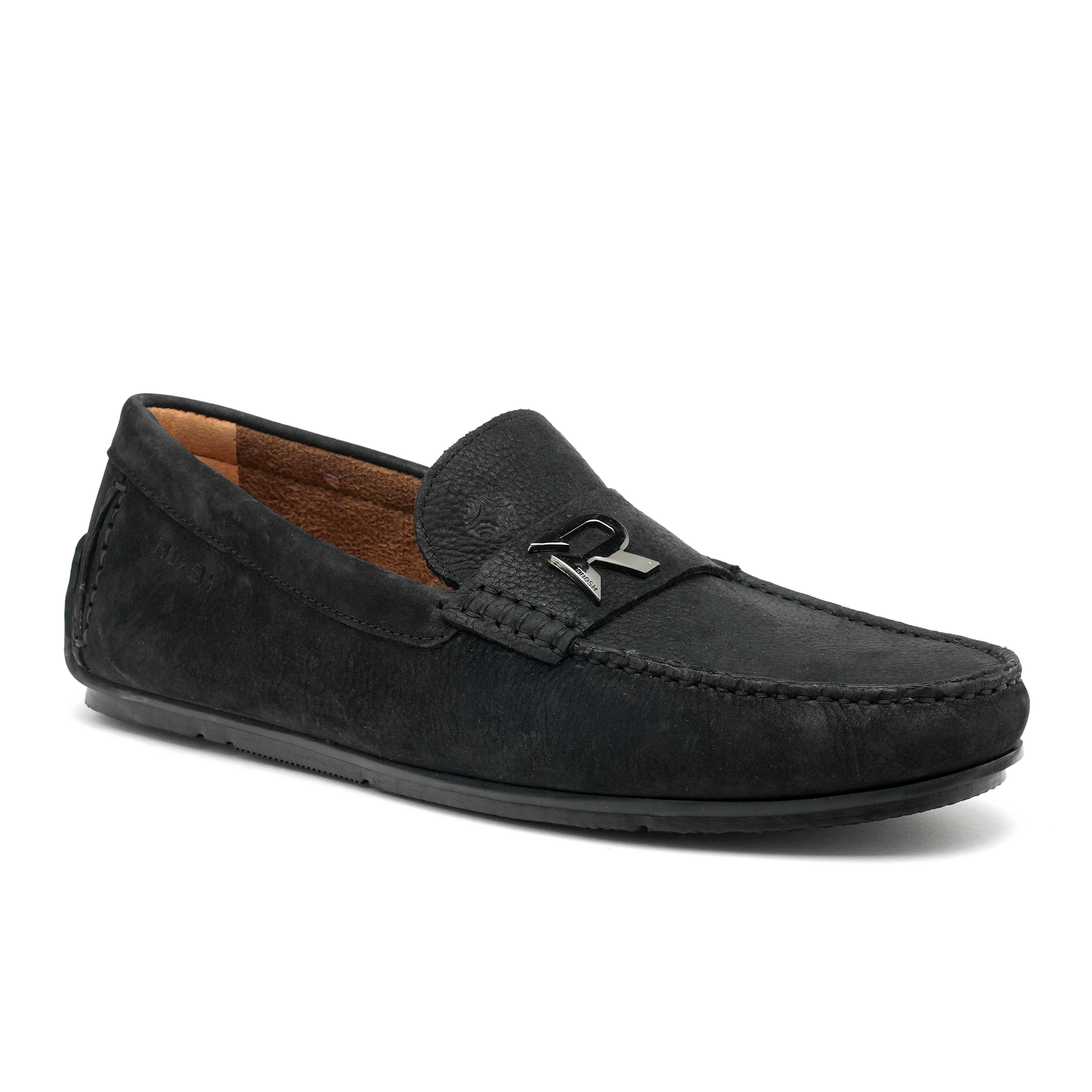 The Macau Ruosh Men Black Nubuck Driver