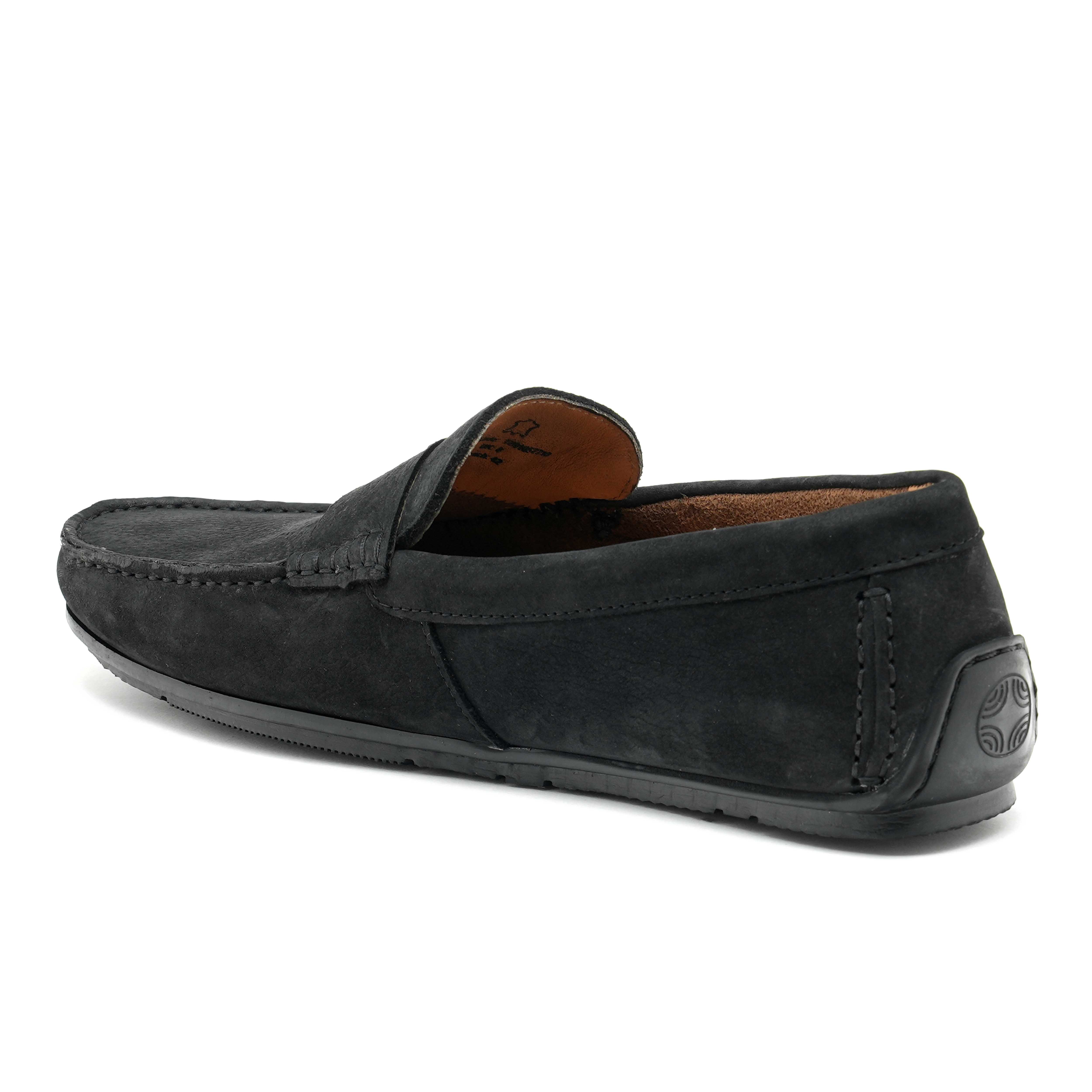 The Macau Ruosh Men Black Nubuck Driver