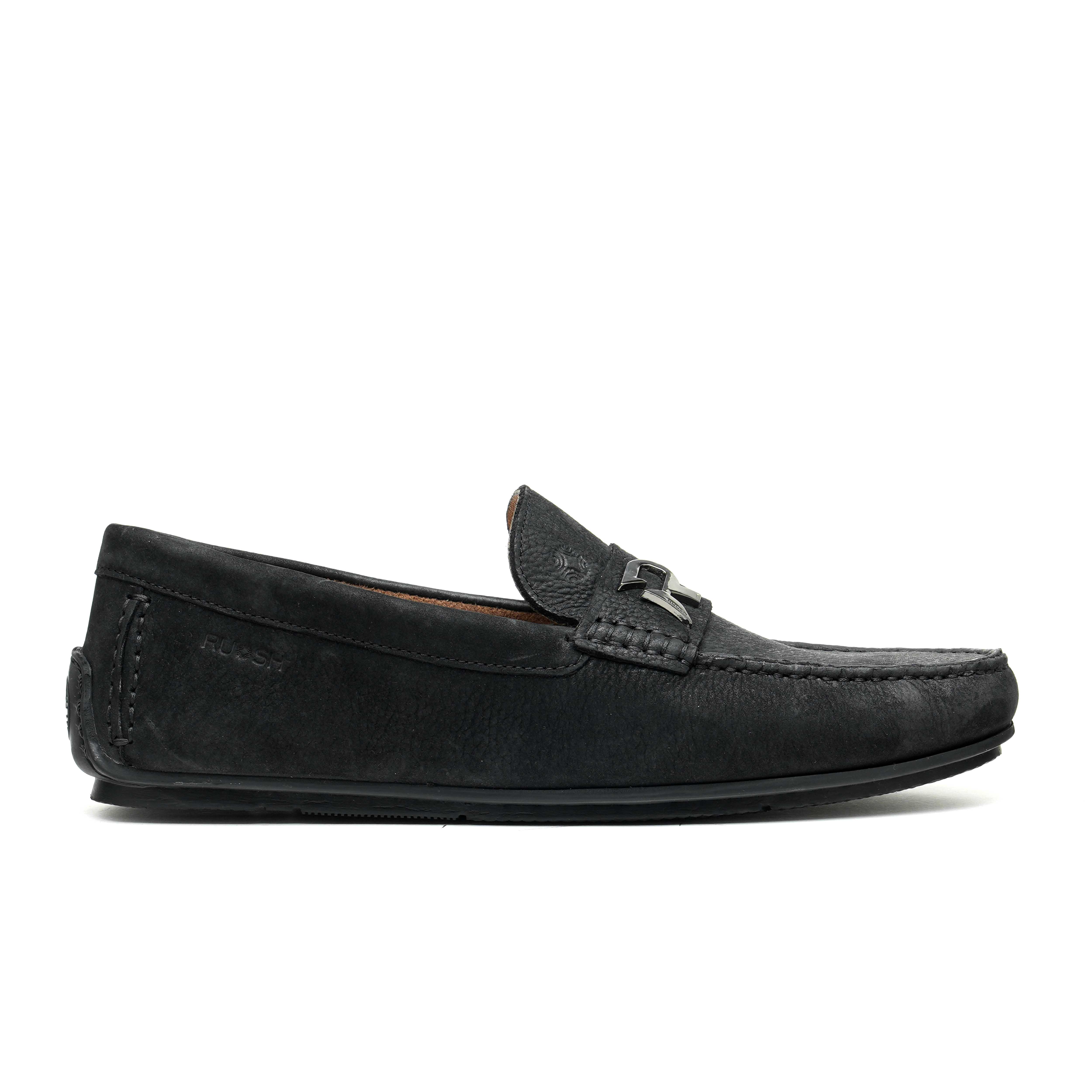 The Macau Ruosh Men Black Nubuck Driver