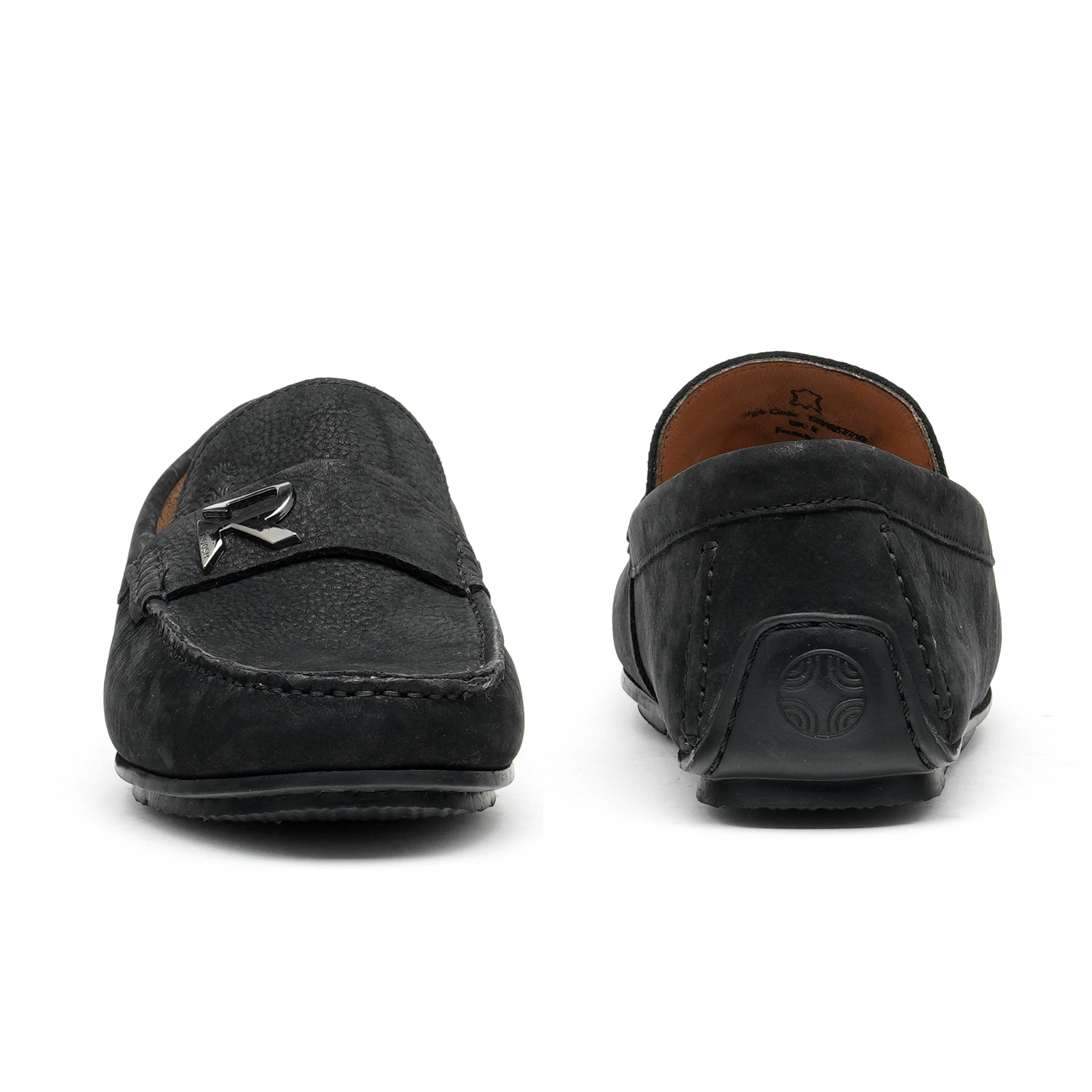 The Macau Ruosh Men Black Nubuck Driver