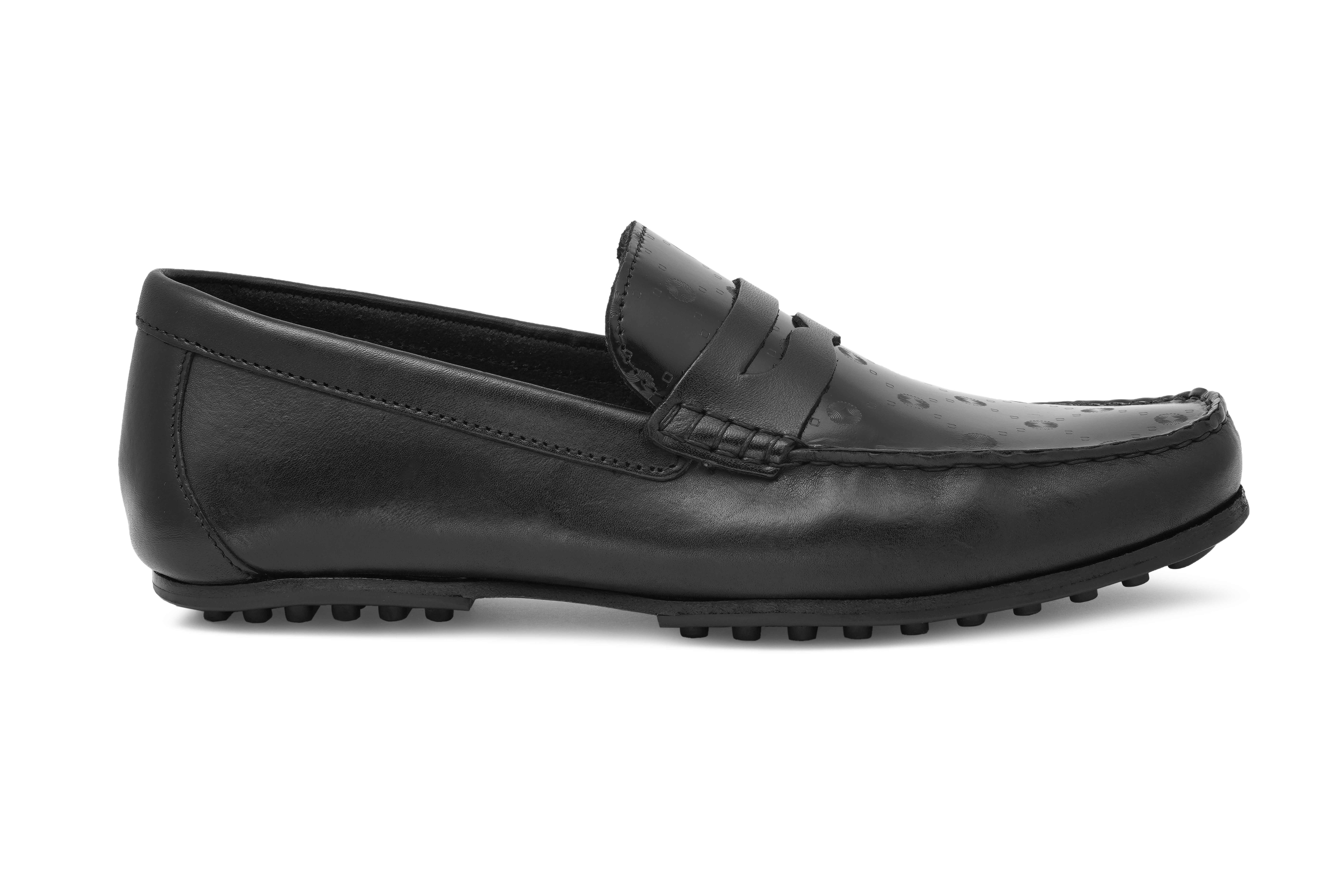 The Seti Ruosh Men Black Casual Loafer