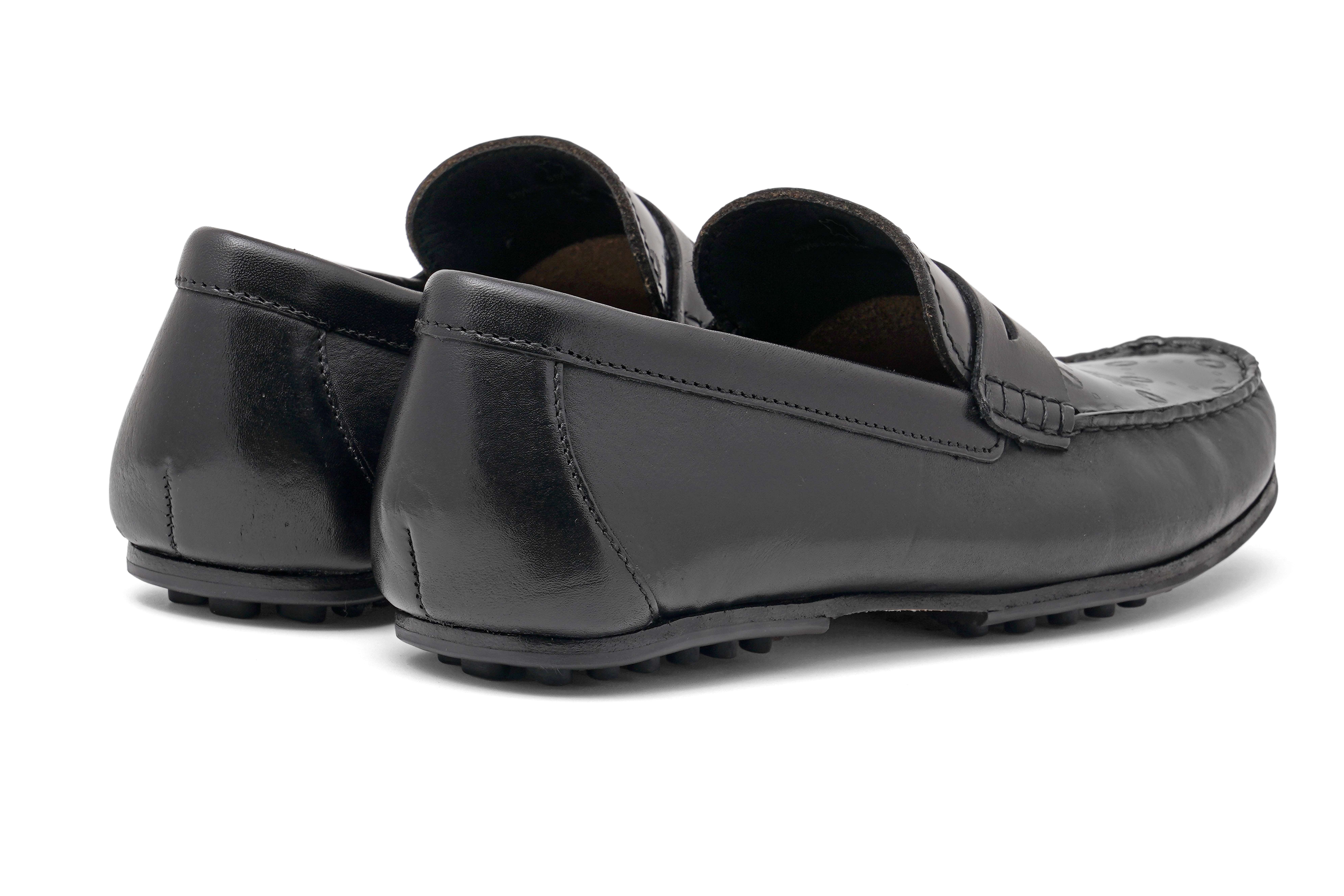 The Seti Ruosh Men Black Casual Loafer