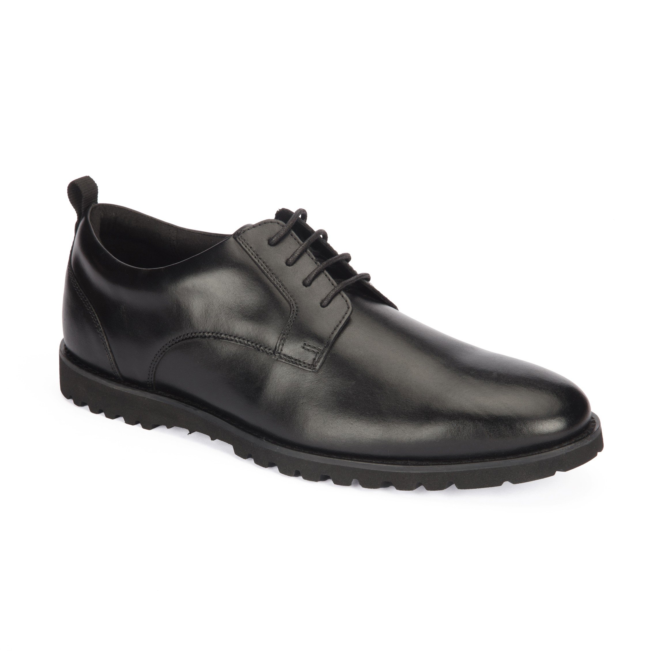 The Miami Lace1  Ruosh Men Black Casual Derby