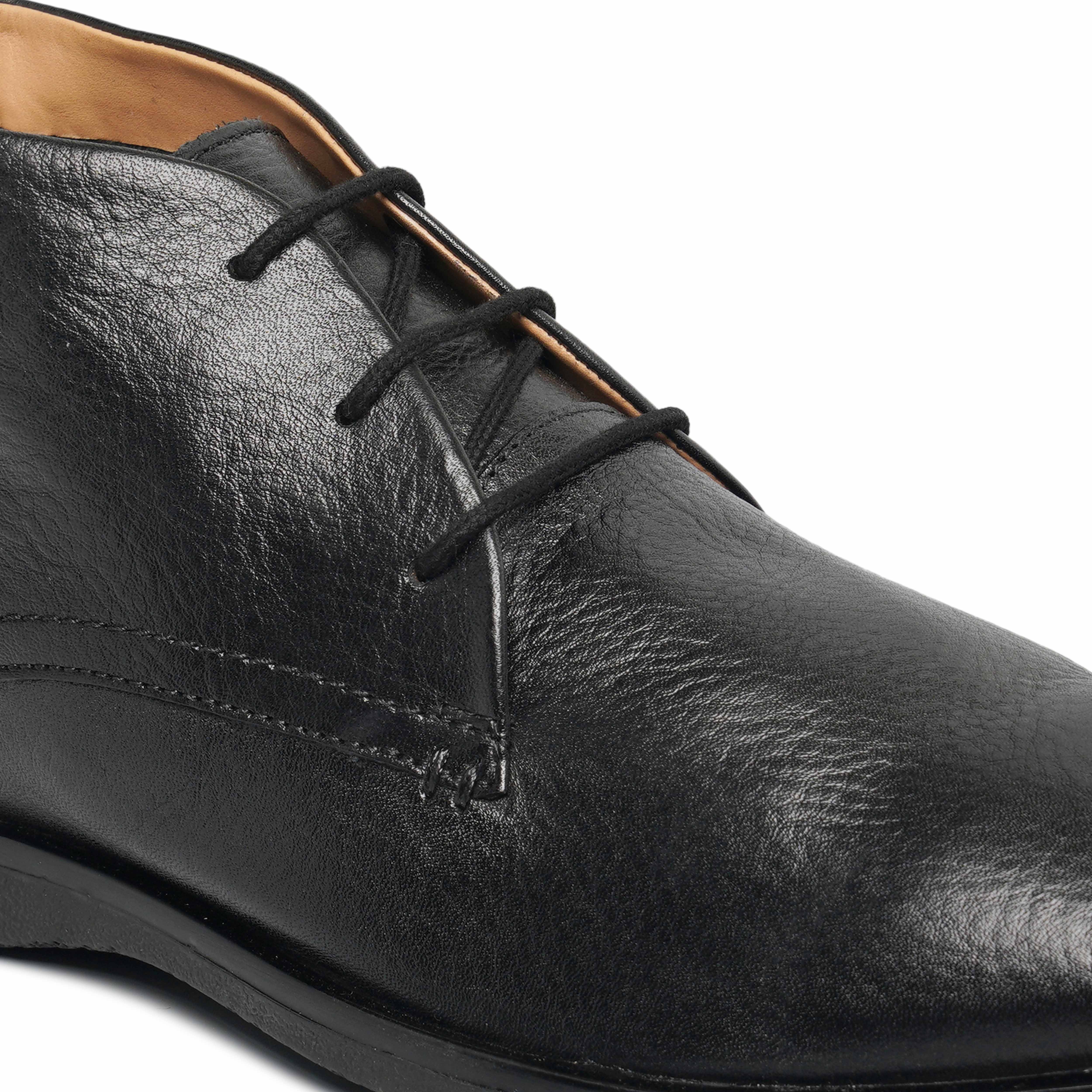 The Venice Ruosh Men Black Casual Boot