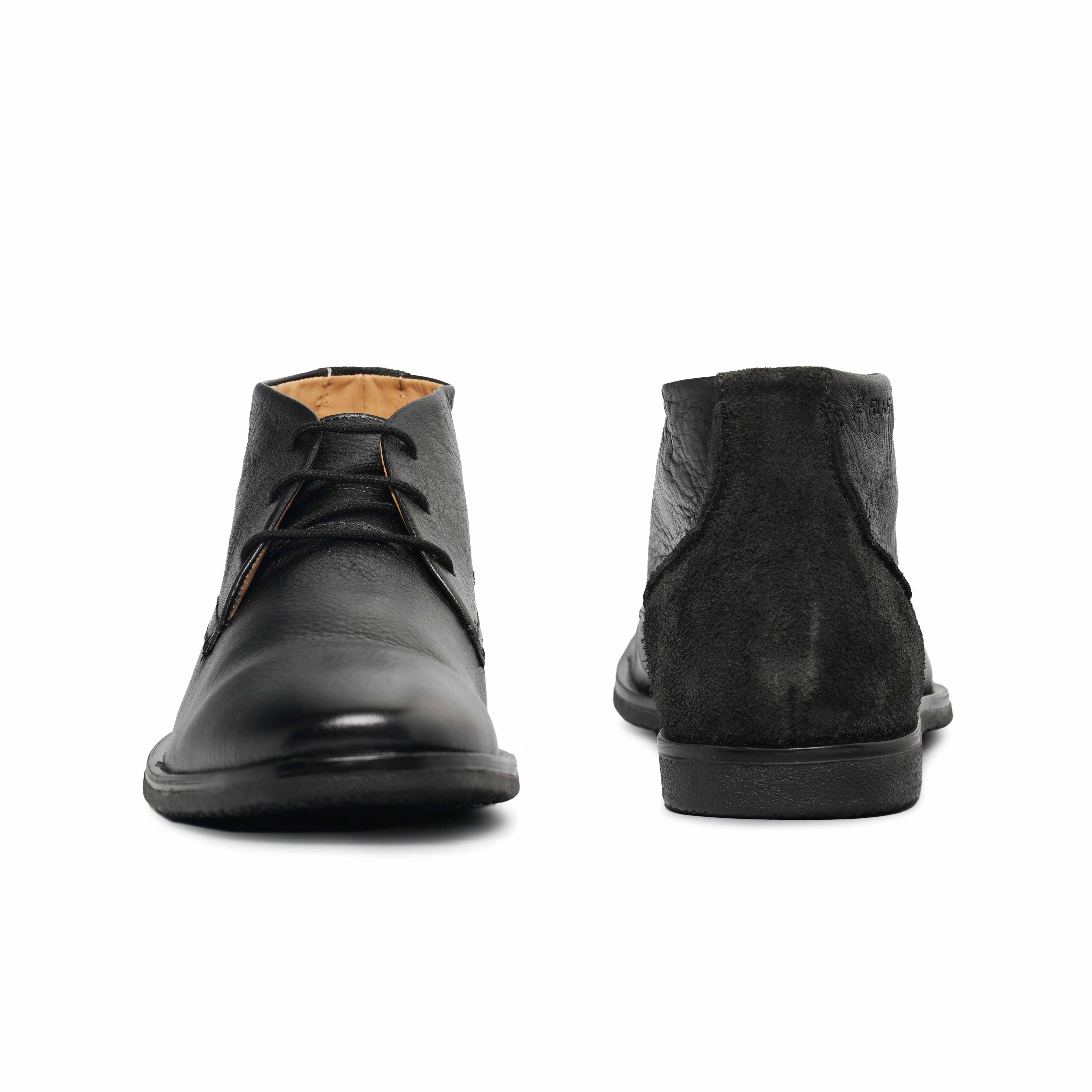 The Venice Ruosh Men Black Casual Boot