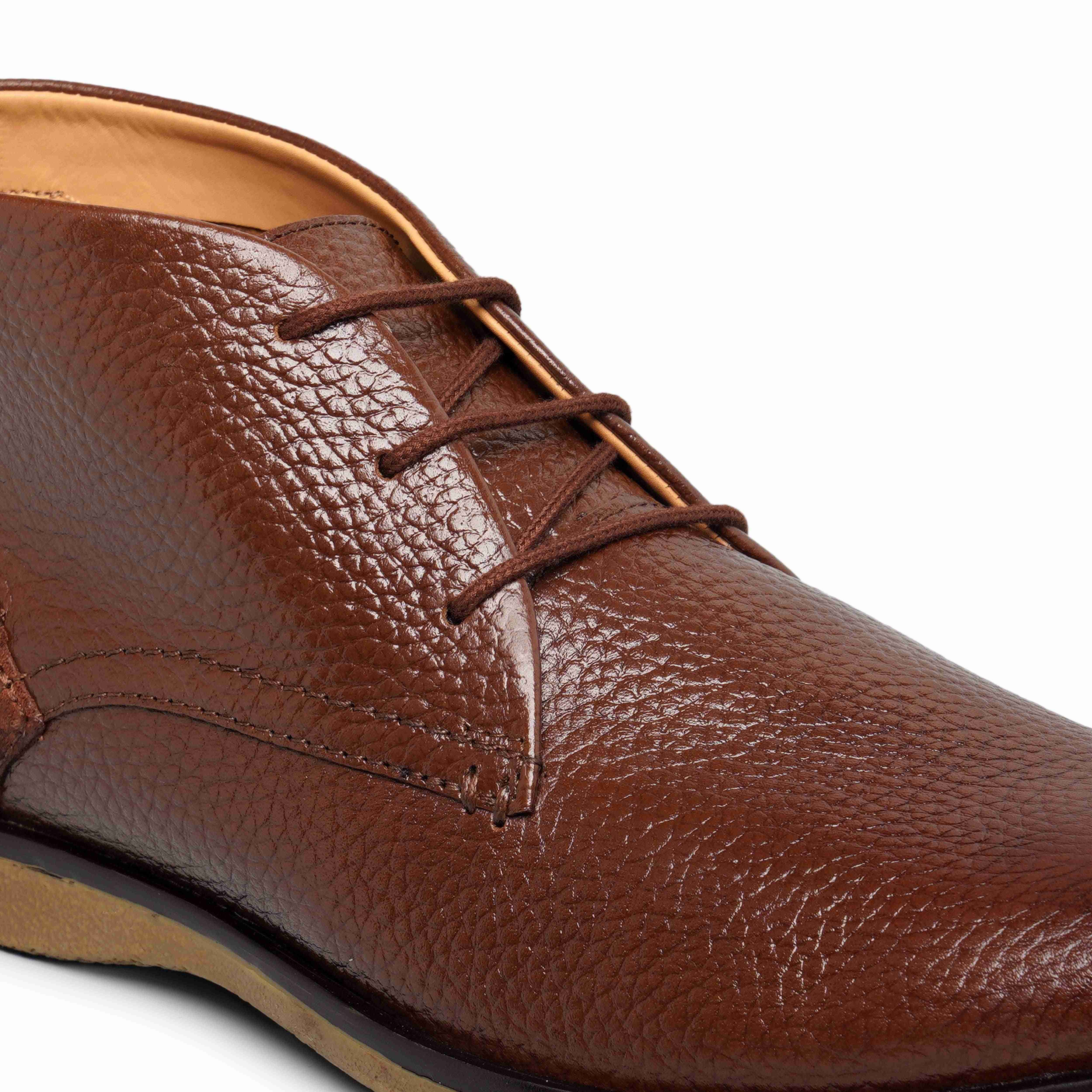The Venice Ruosh Men Brown Ankle Chukka Boot