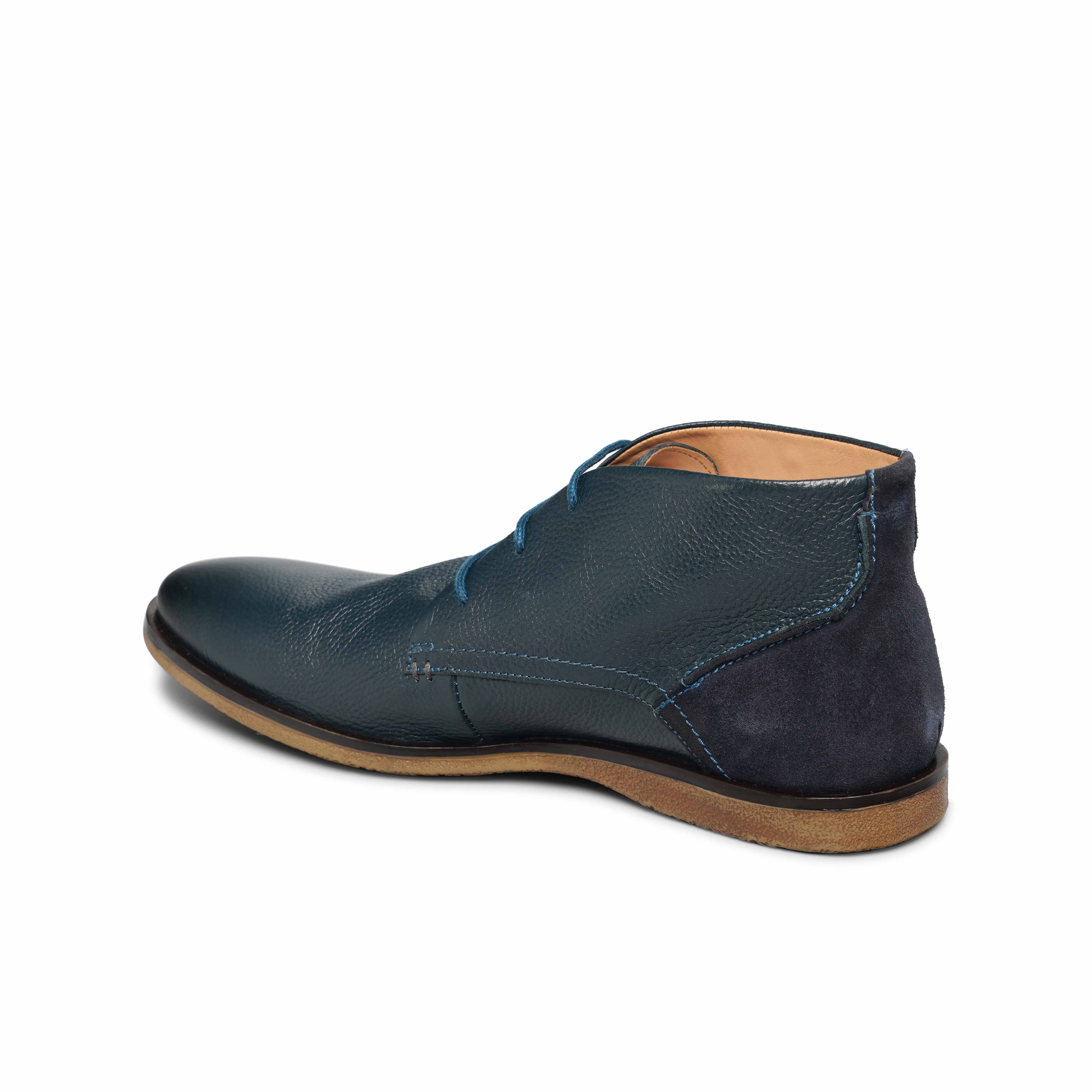 The Venice Ruosh Men Navy Ankle Chukka Boot