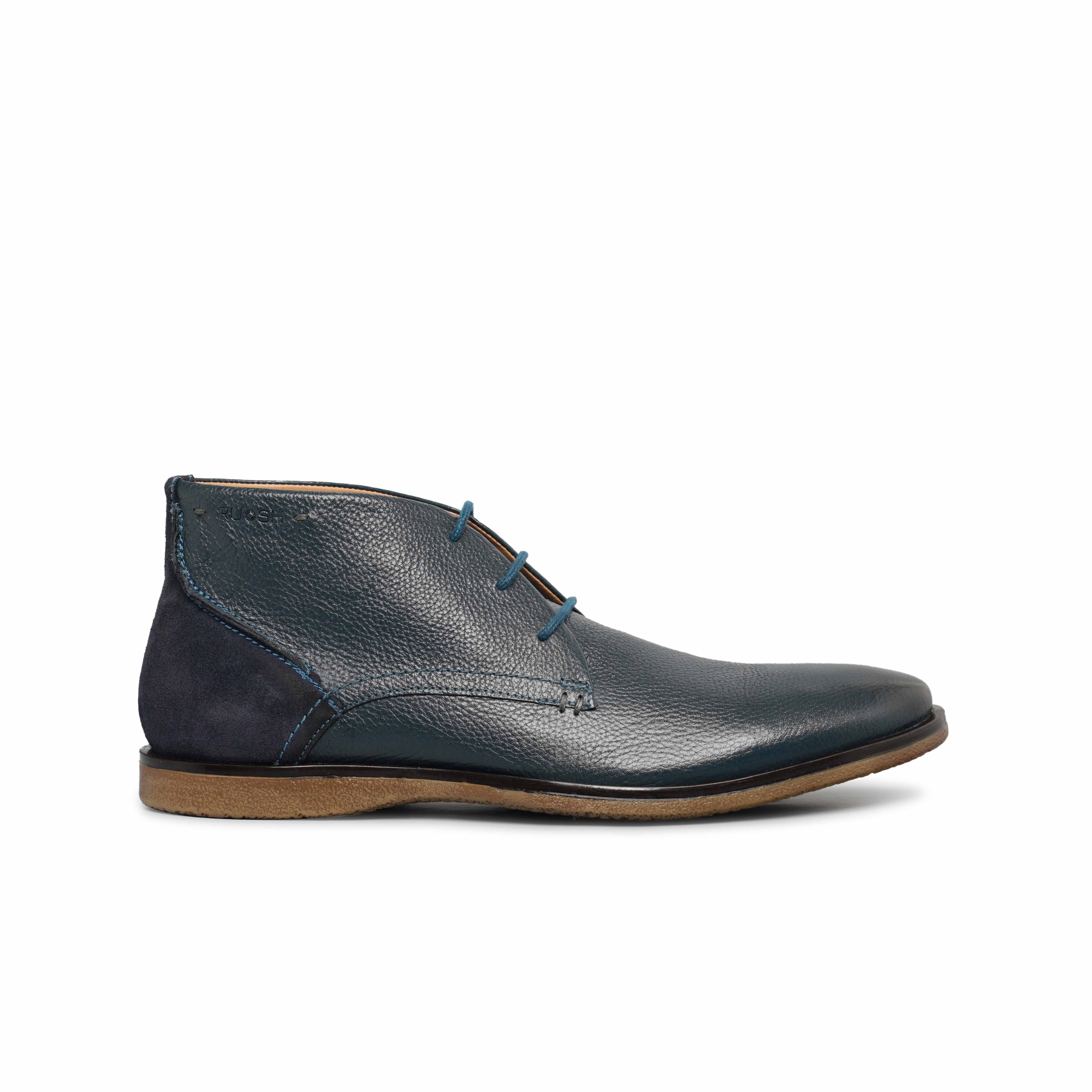 The Venice Ruosh Men Navy Ankle Chukka Boot