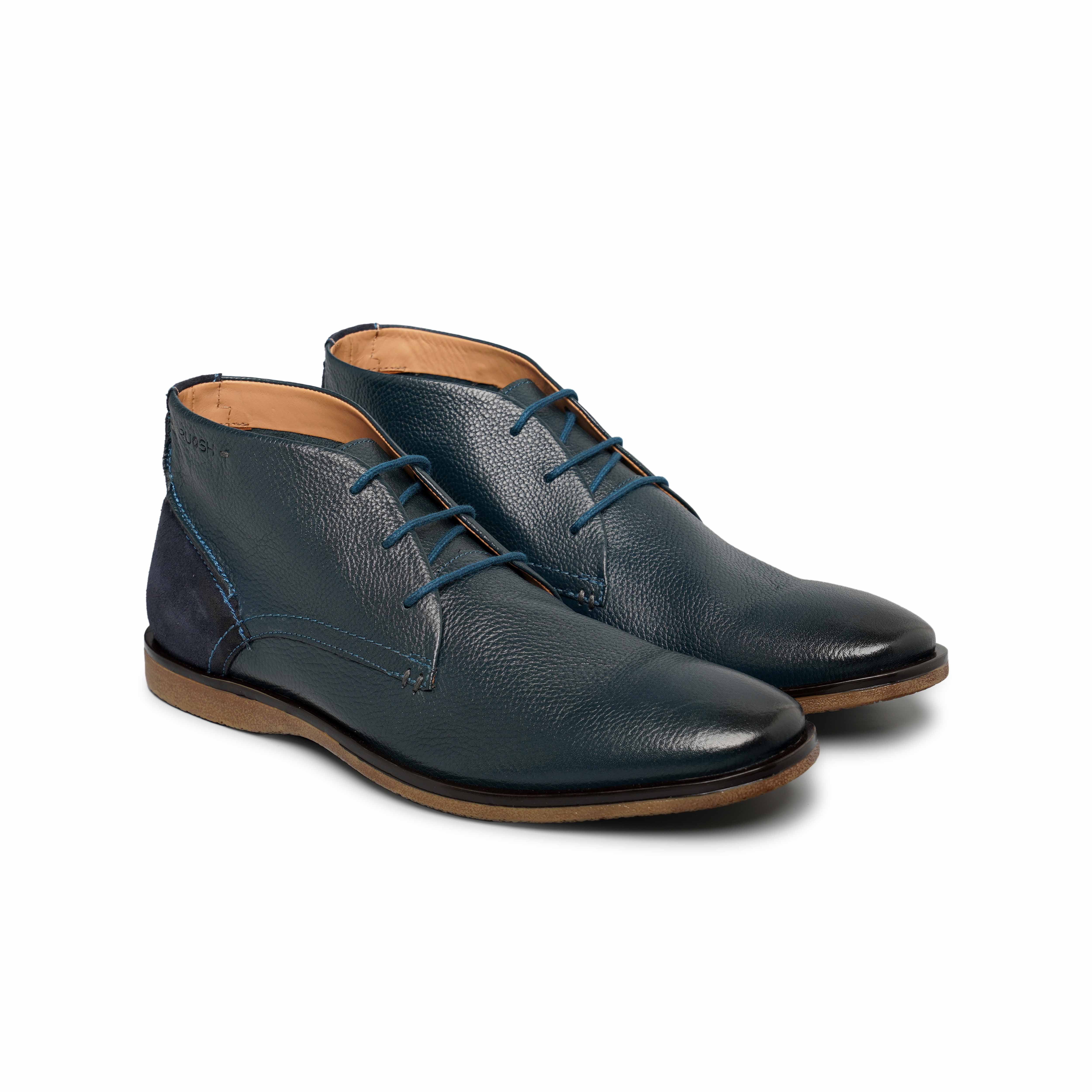 The Venice Ruosh Men Navy Ankle Chukka Boot