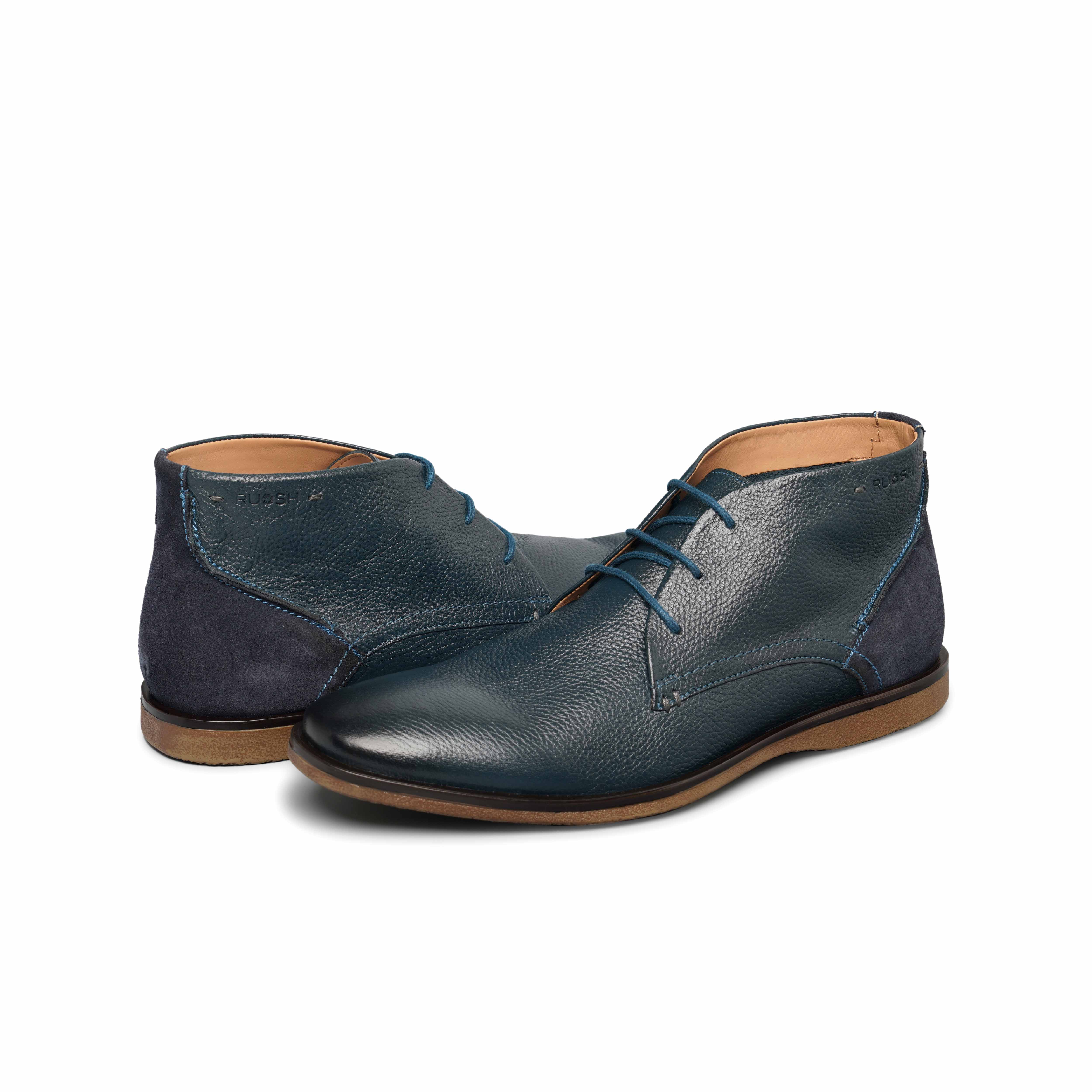 The Venice Ruosh Men Navy Ankle Chukka Boot