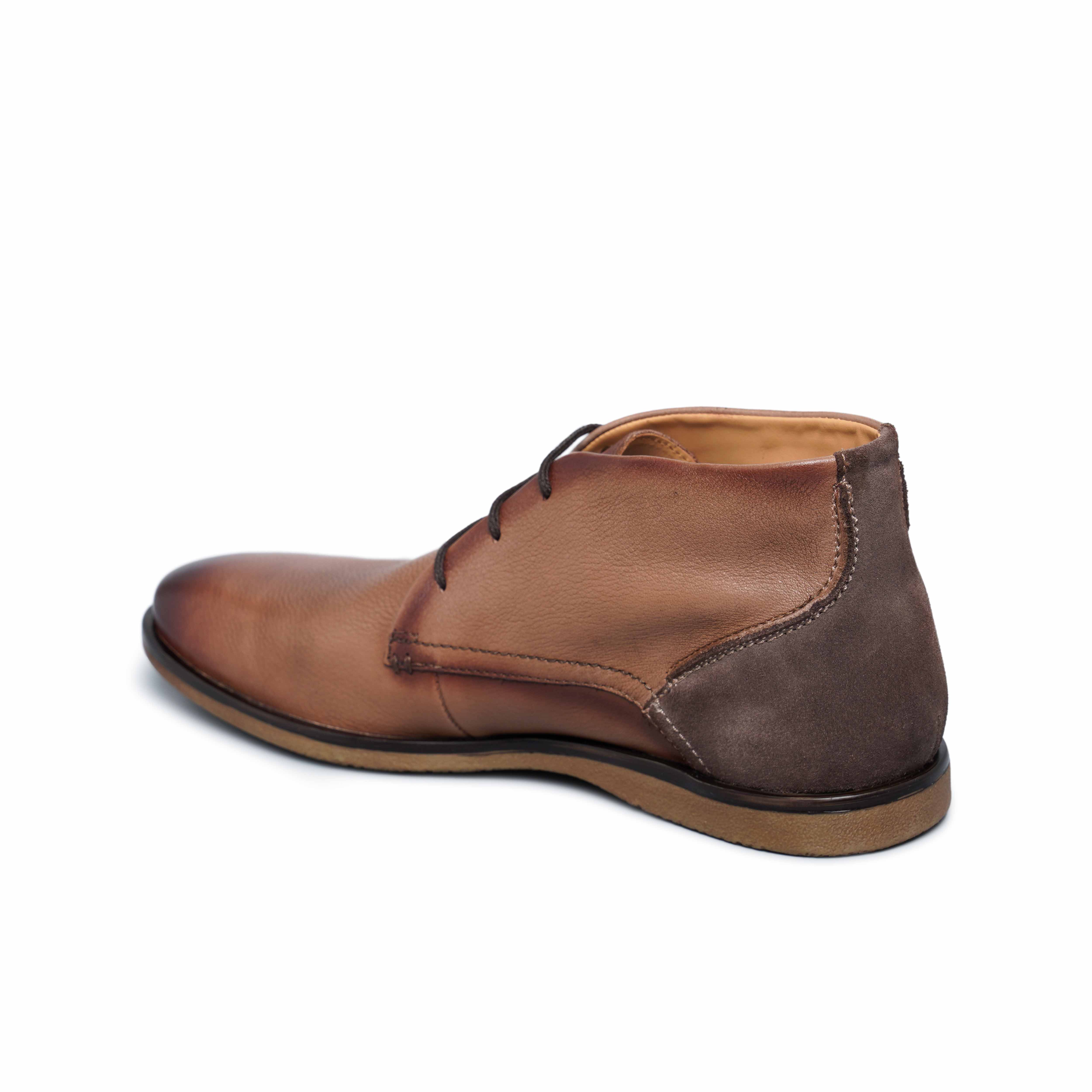 The Venice Ruosh Men Beige Ankle Chukka Boot