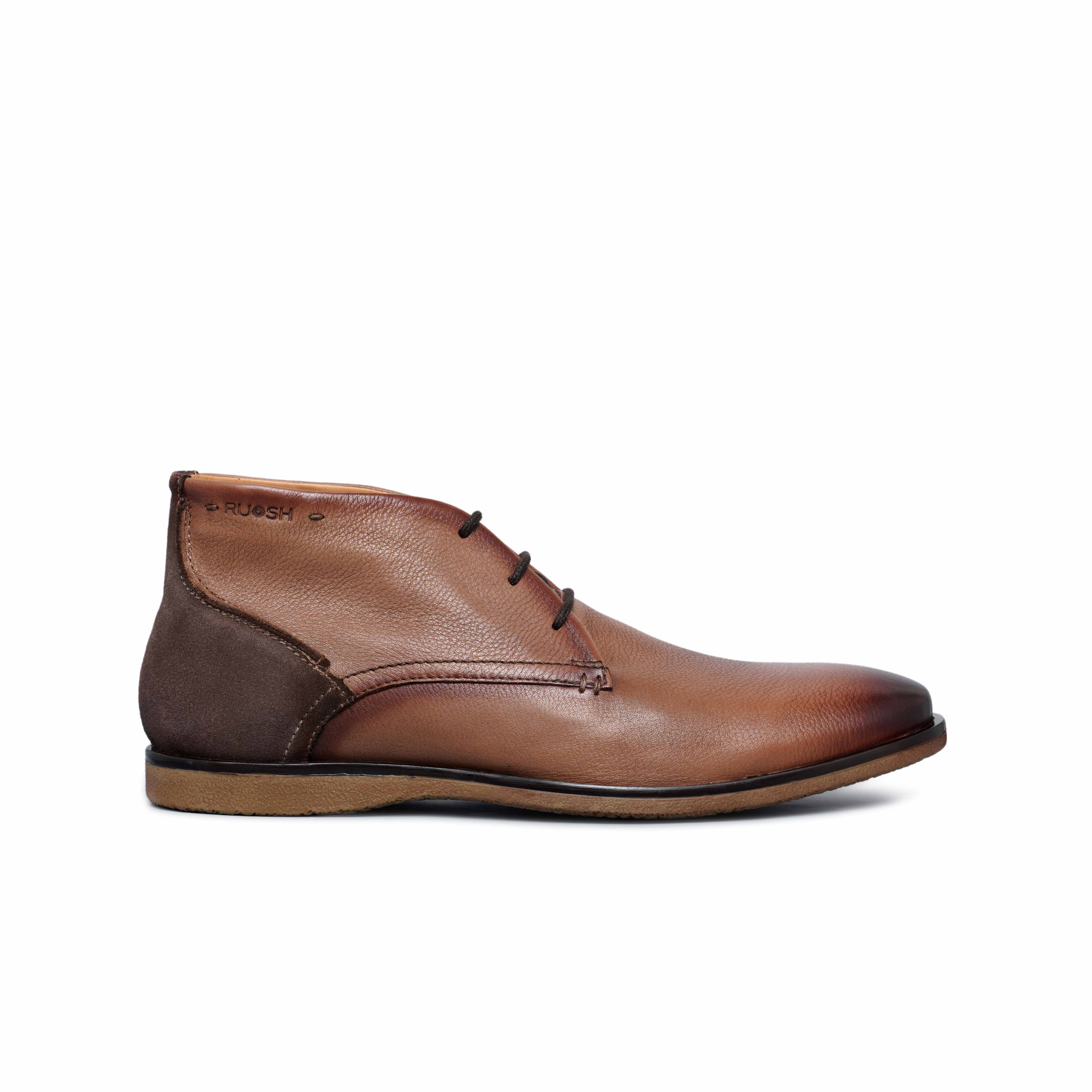 The Venice Ruosh Men Beige Ankle Chukka Boot
