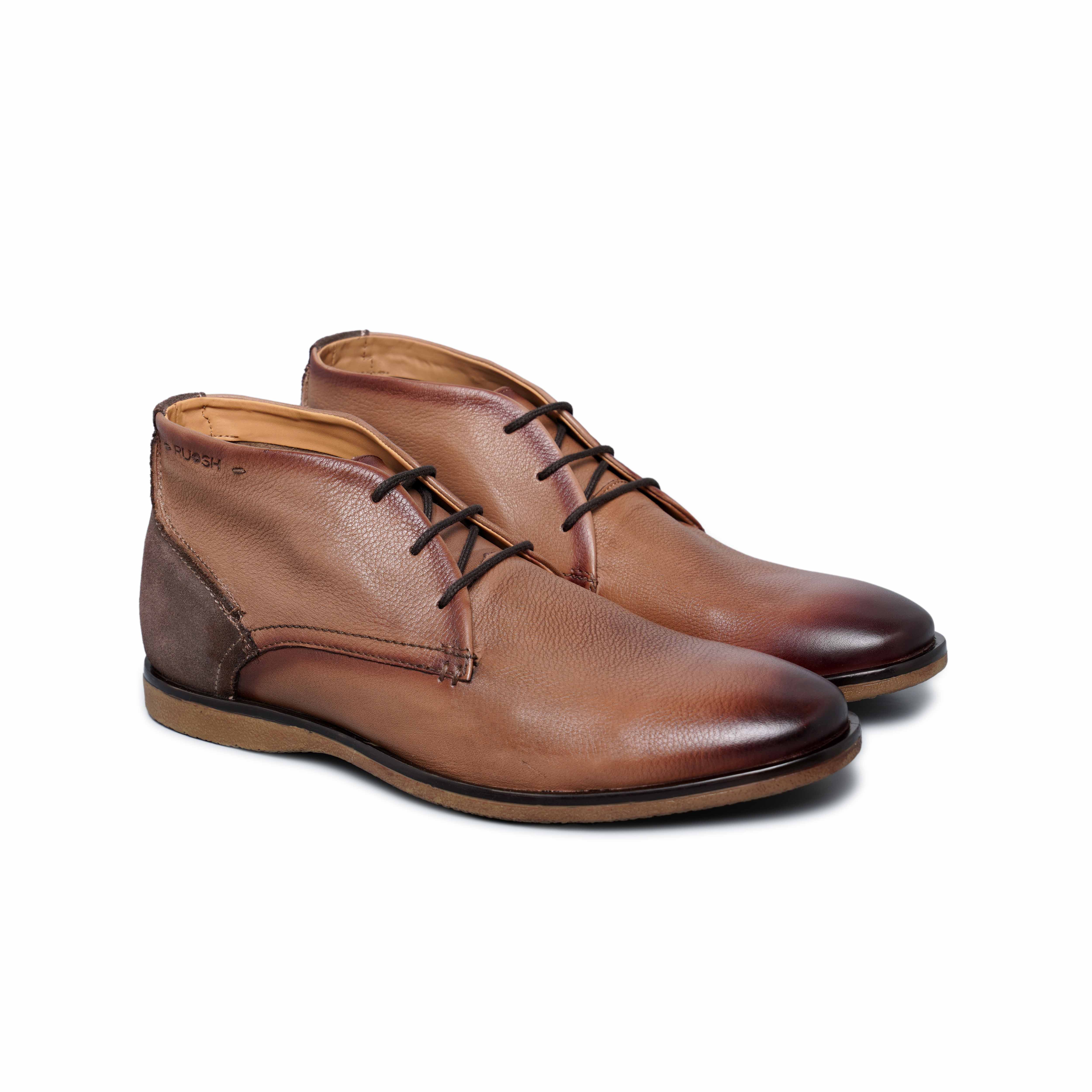 The Venice Ruosh Men Beige Ankle Chukka Boot