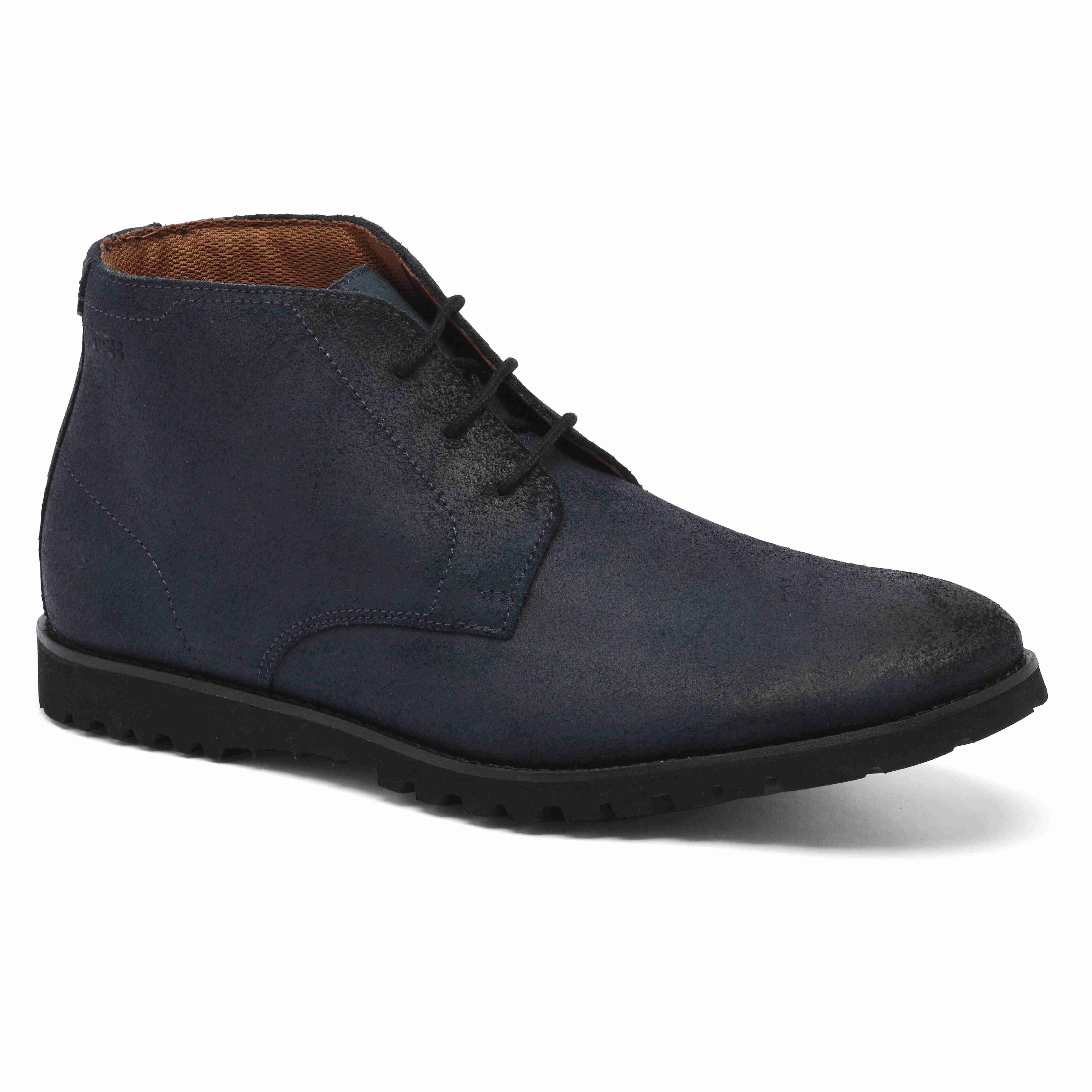 The Otes Ruosh Men Blue Ankle Chukka Boot