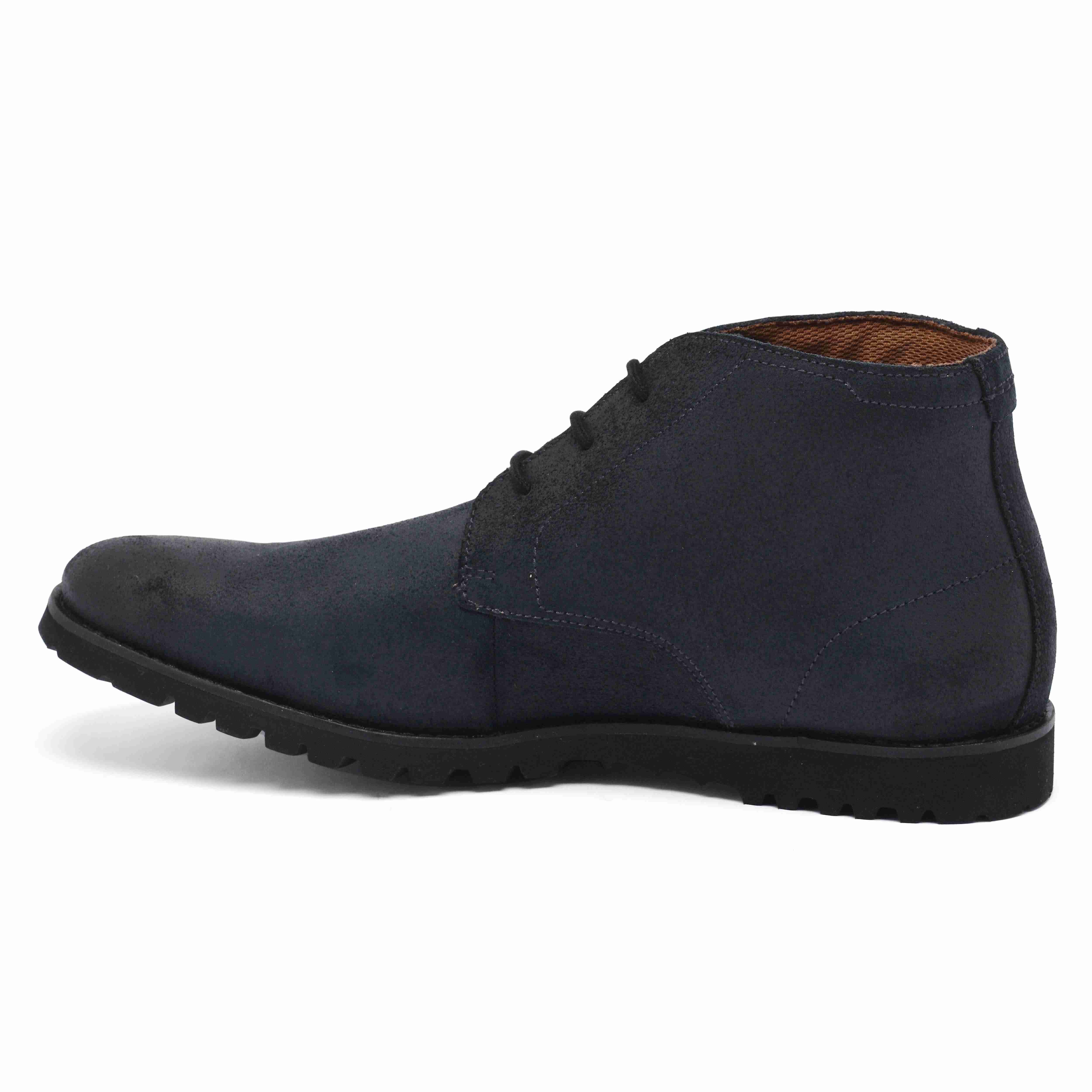 The Otes Ruosh Men Blue Ankle Chukka Boot