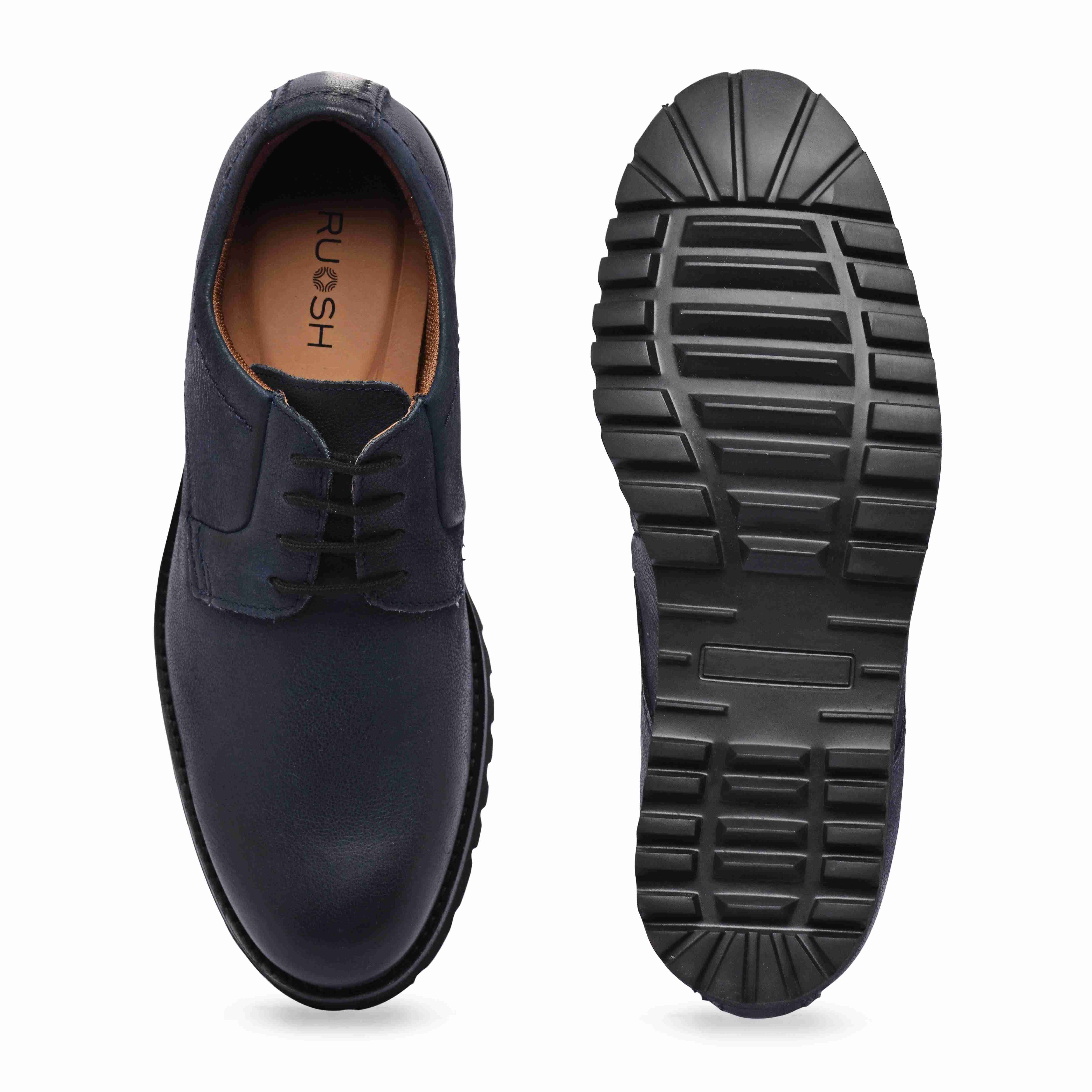 The Otes Ruosh Men Blue Ankle Chukka Boot