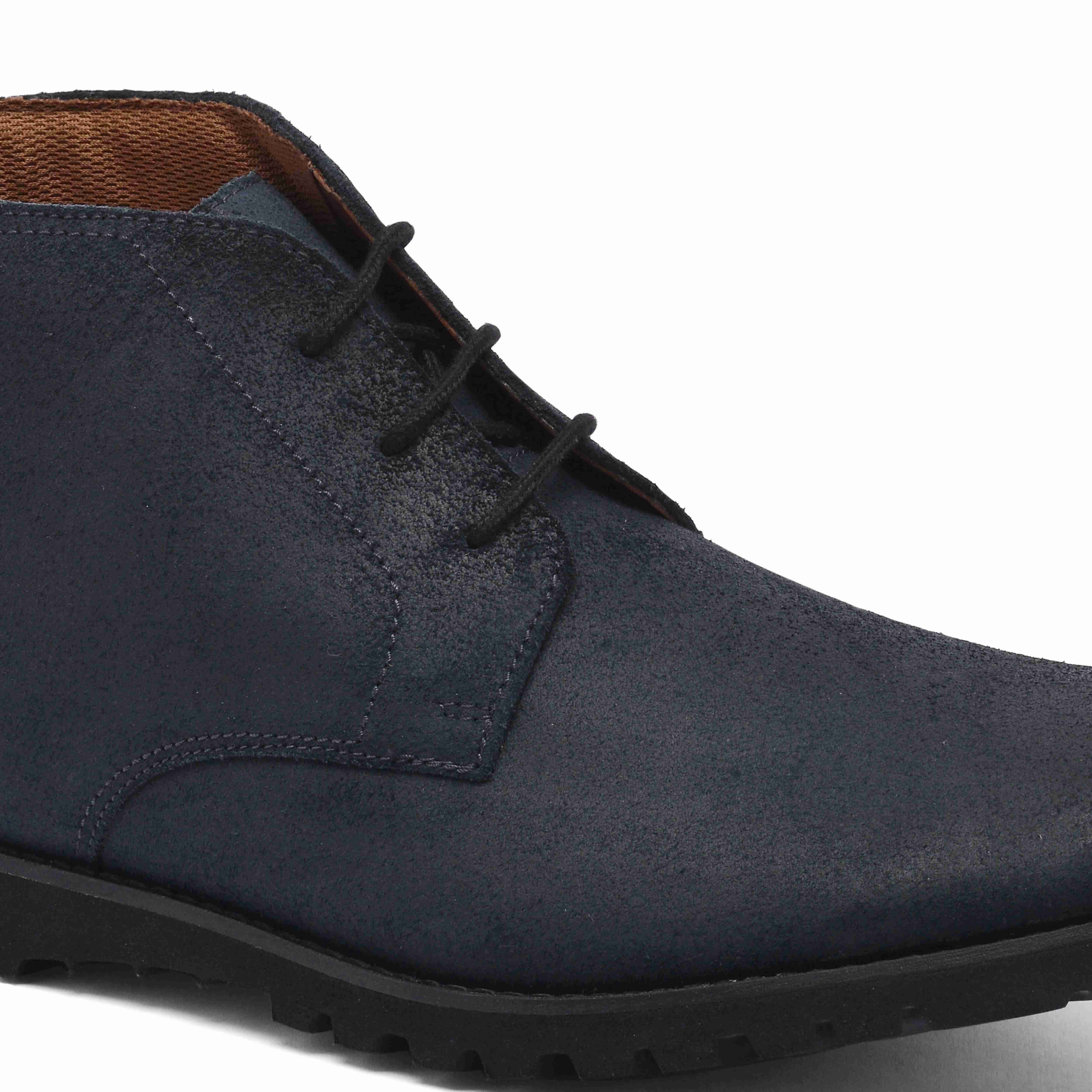 The Otes Ruosh Men Blue Ankle Chukka Boot