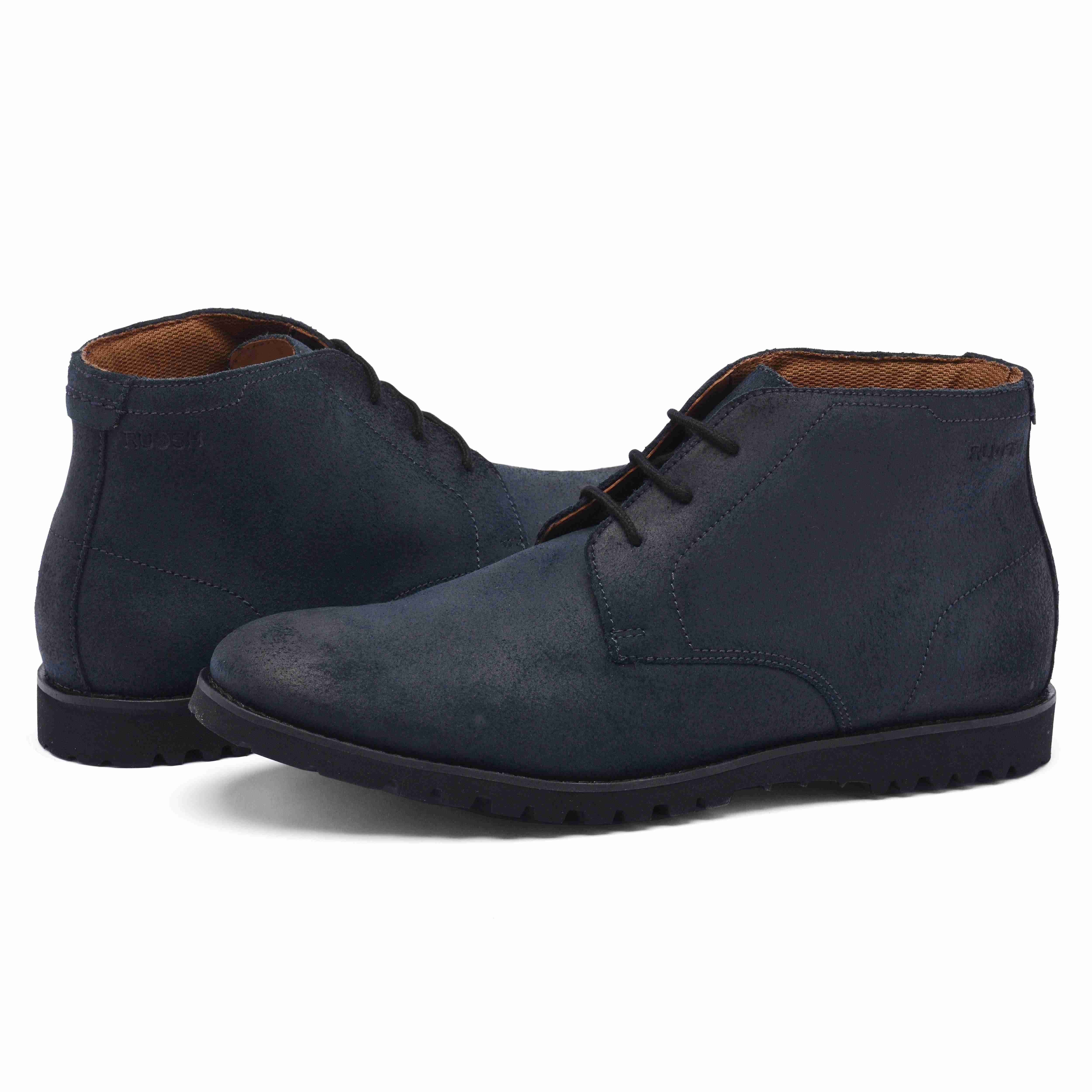 The Otes Ruosh Men Blue Ankle Chukka Boot