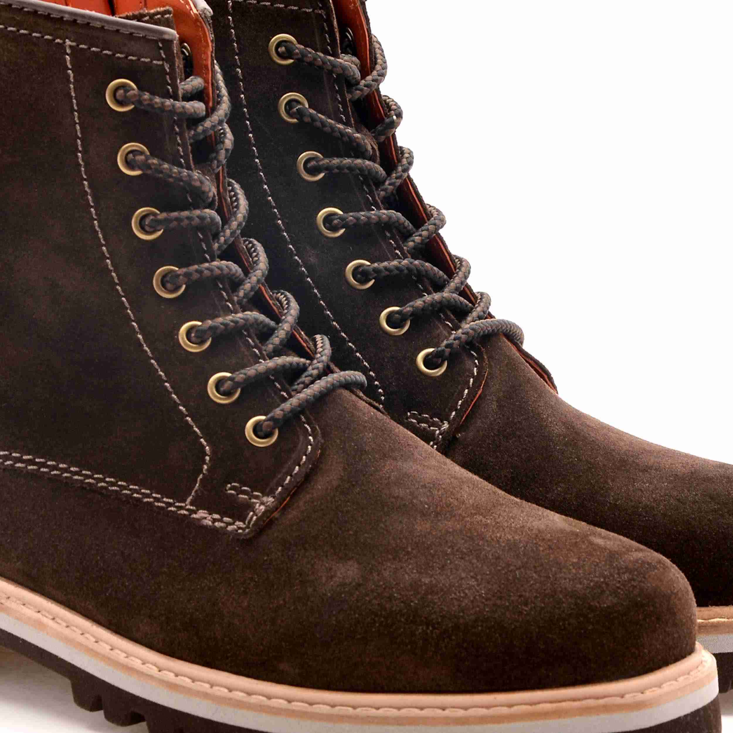 The Bob Ruosh Men Green Casual Suede Ankle Boot