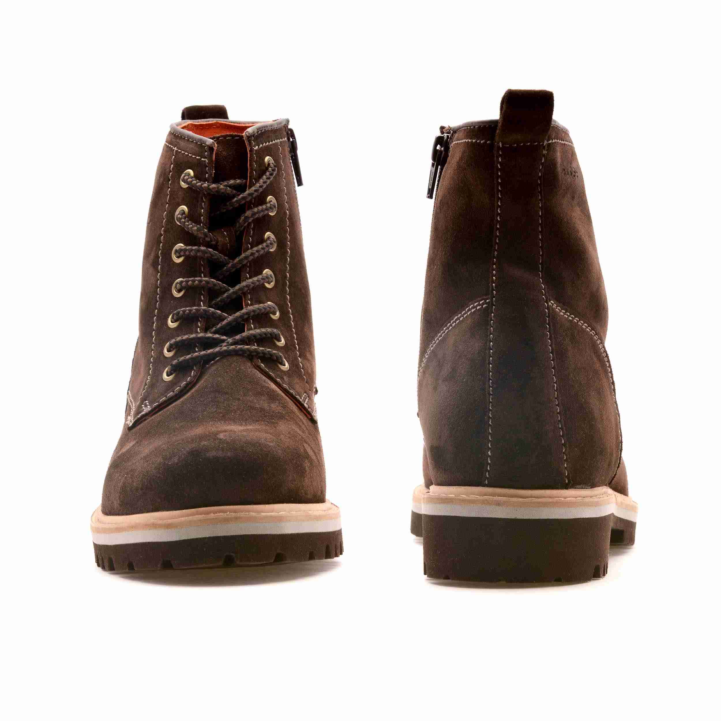 The Bob Ruosh Men Green Casual Suede Ankle Boot