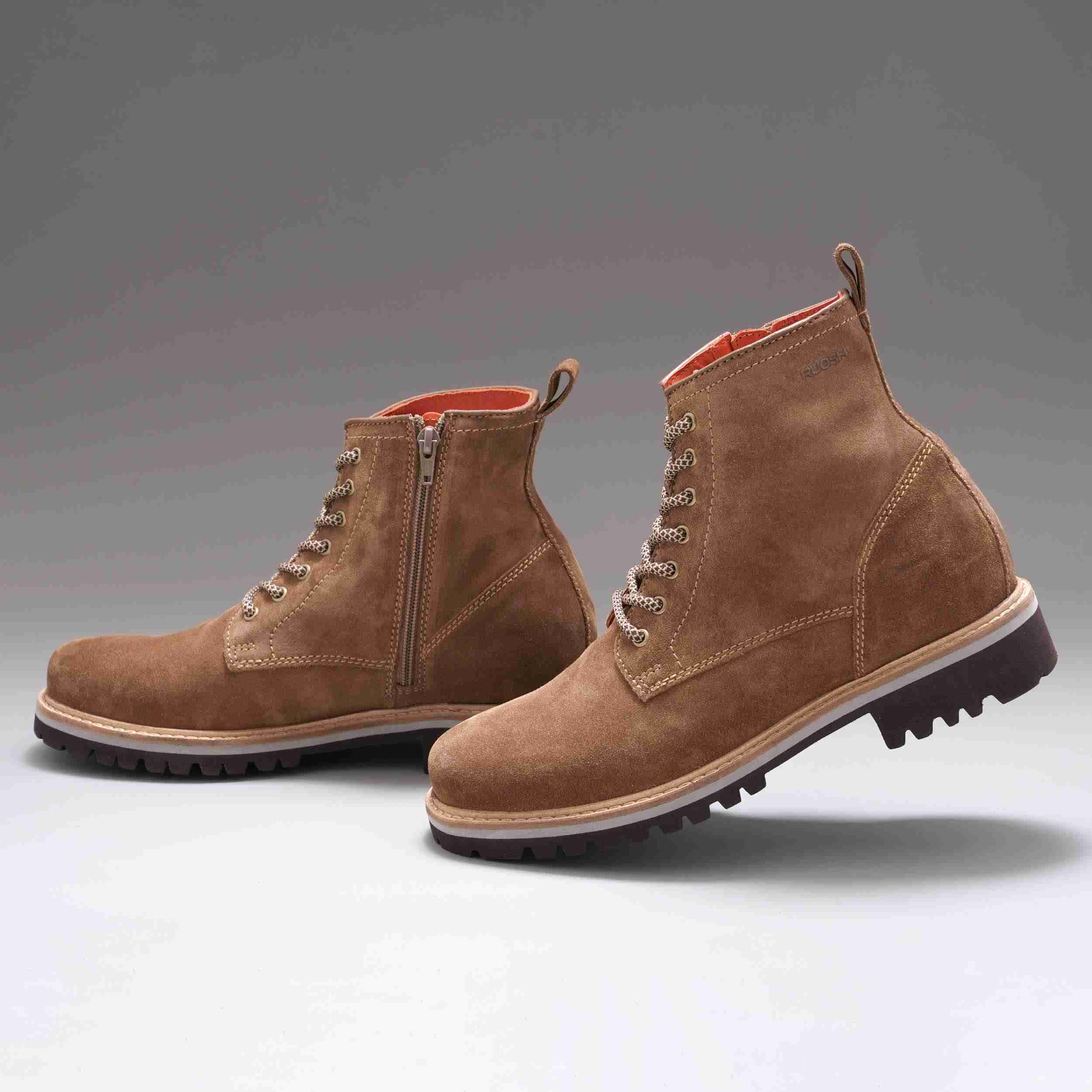 The Bob Ruosh Men Tan Casual Suede Ankle Boot